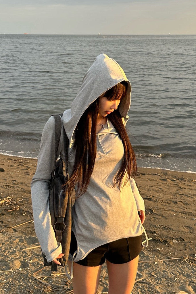 サイドストラップフーディトップス NA10129