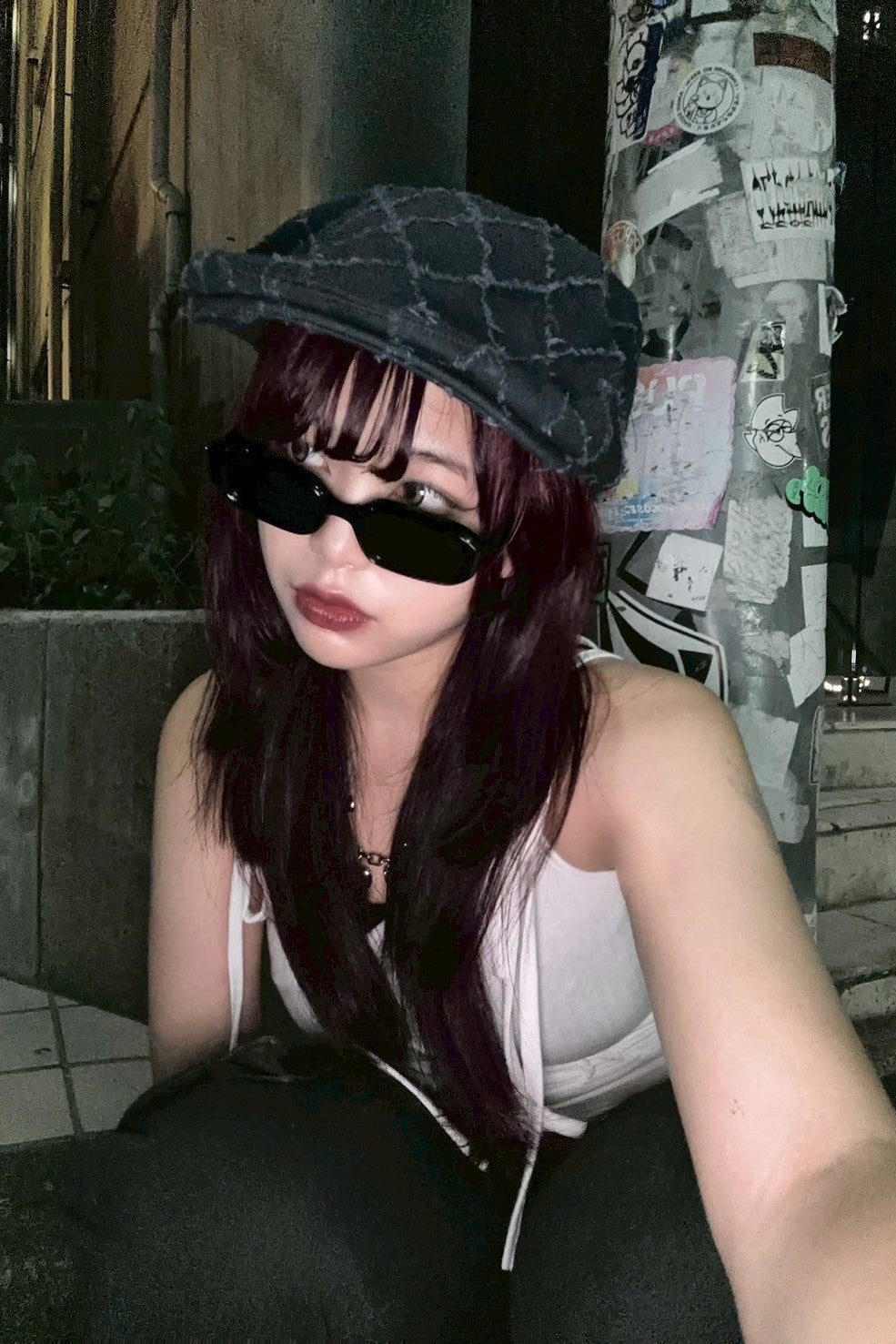 フレアカーゴデニムパンツ NA10114