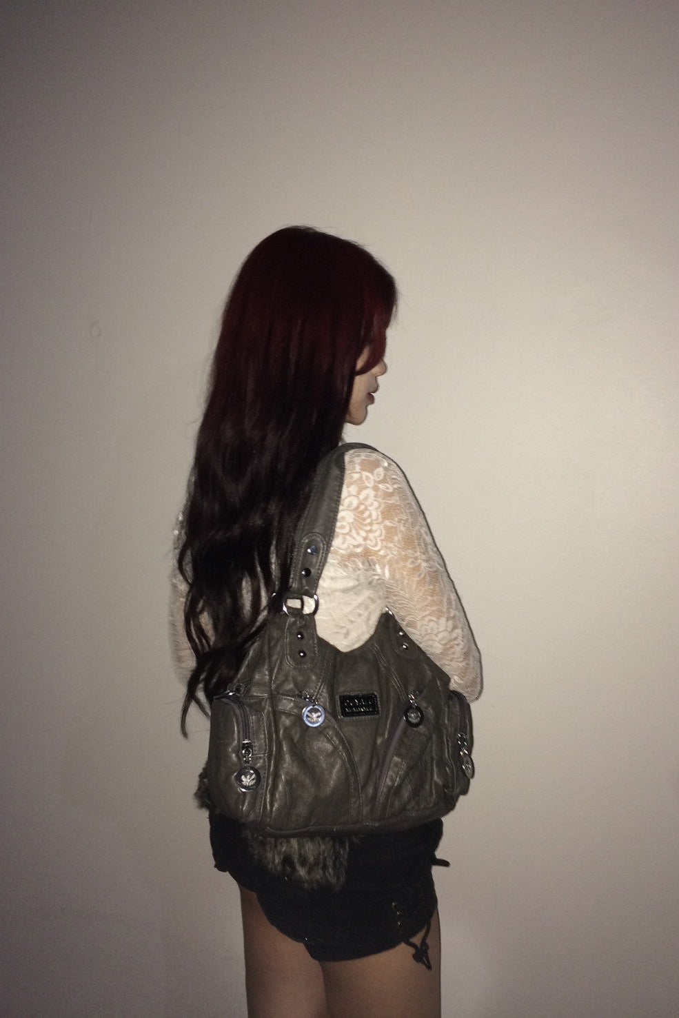 フェイクレザーショルダーバッグ NA10181