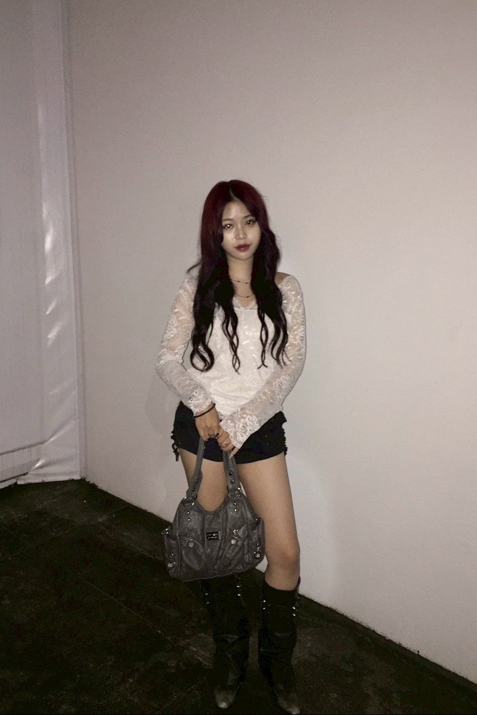 フェイクレザーショルダーバッグ NA10181