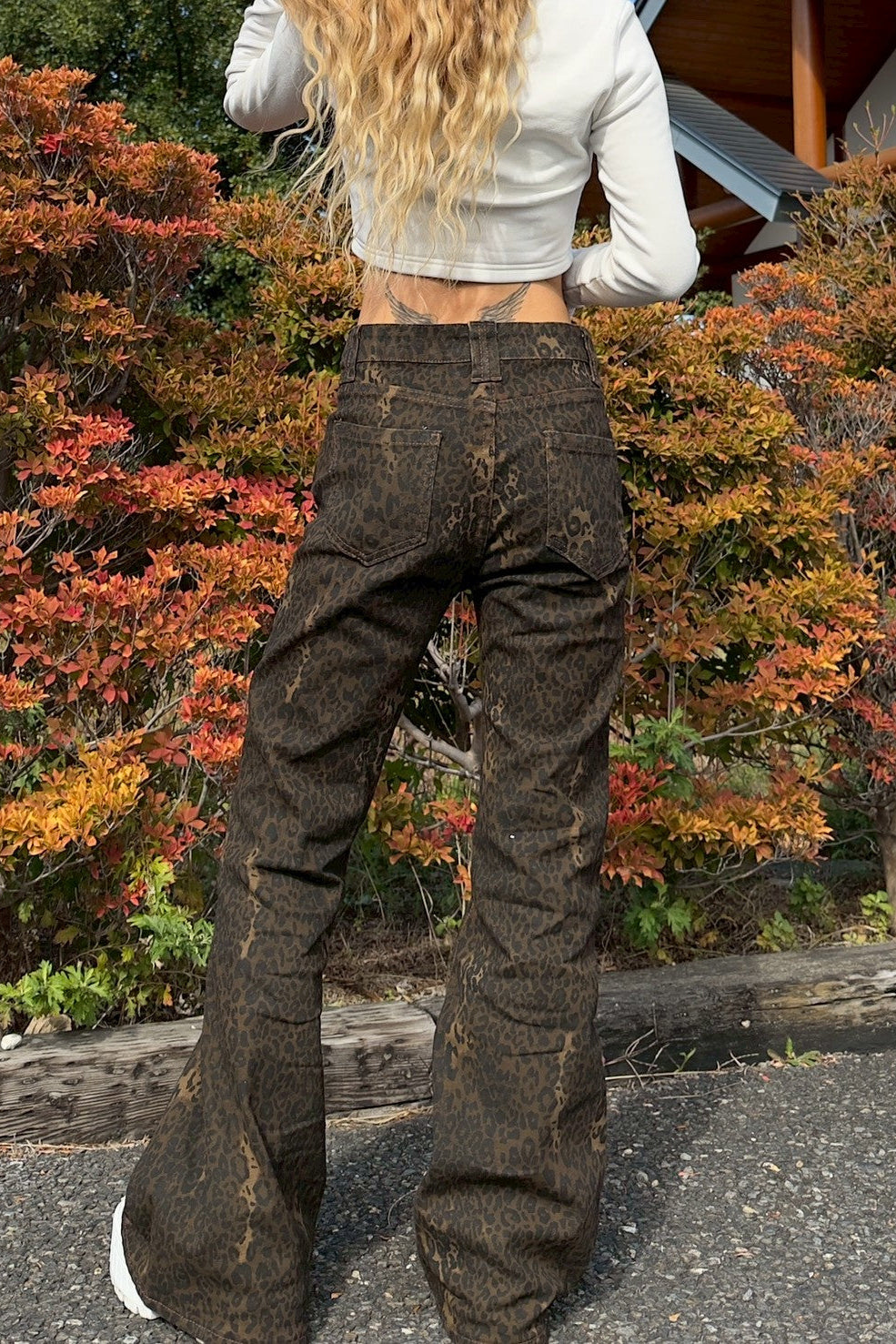 レオパードフレアパンツ NA10031