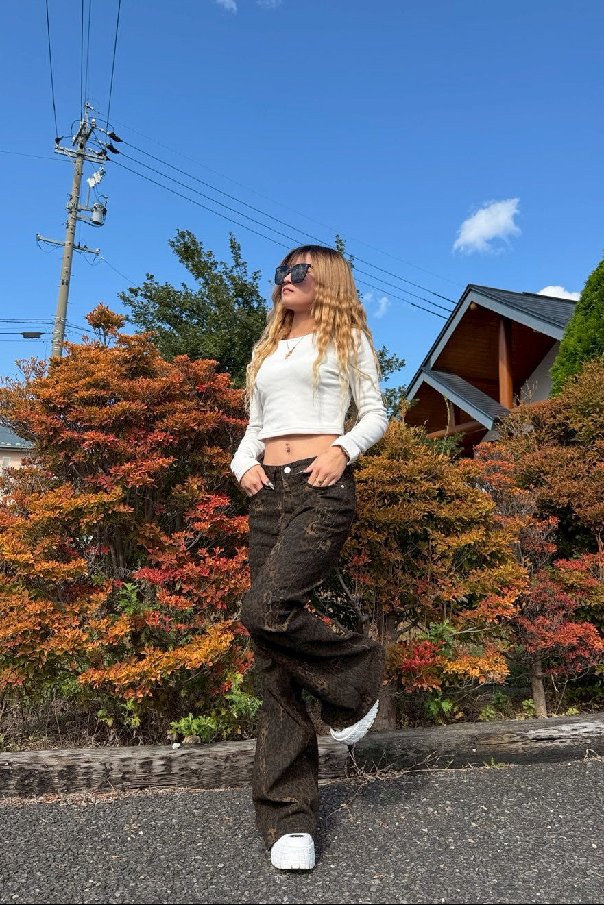 レオパードフレアパンツ NA10031