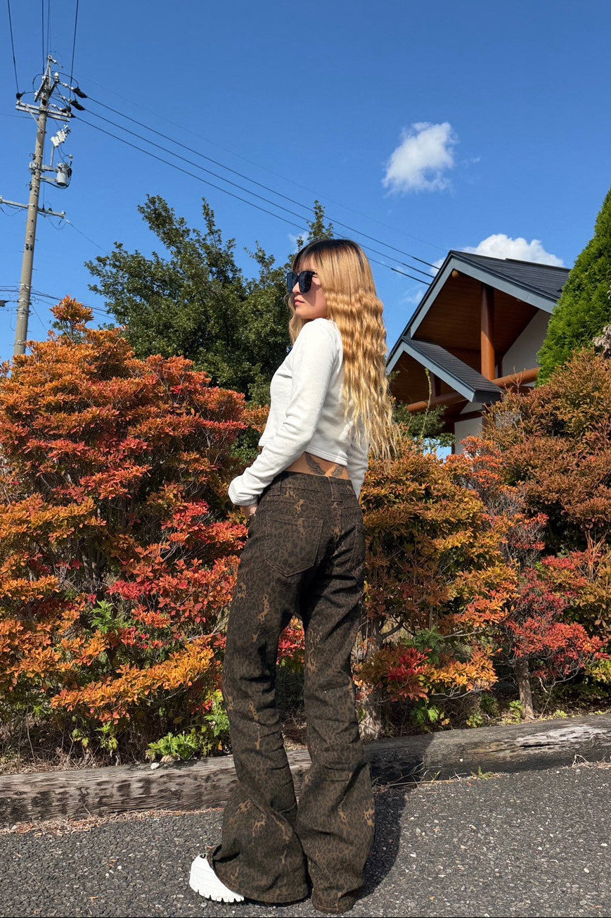 レオパードフレアパンツ NA10031