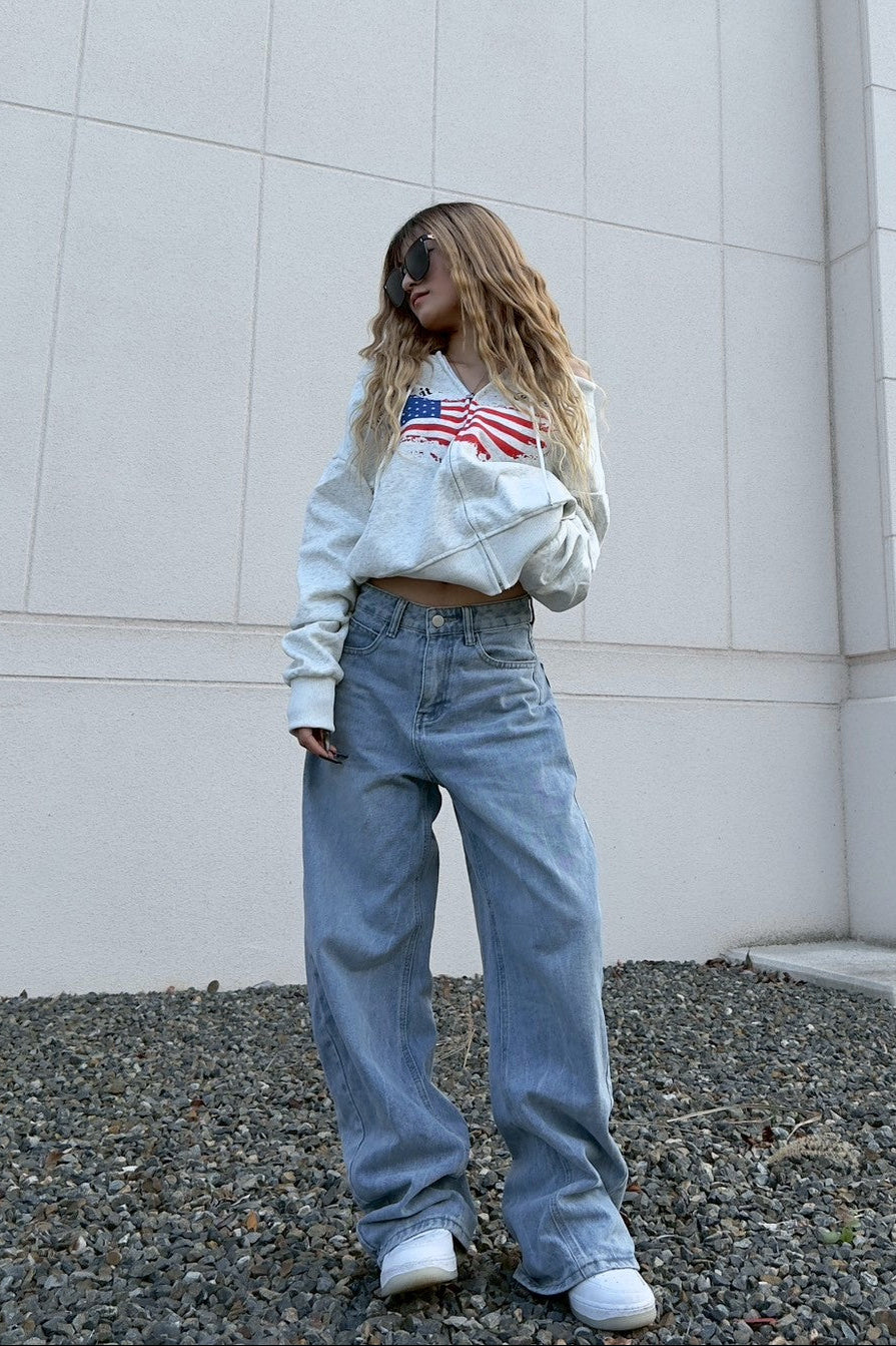 ヴィンテージフラッグジップスウェット NA10048