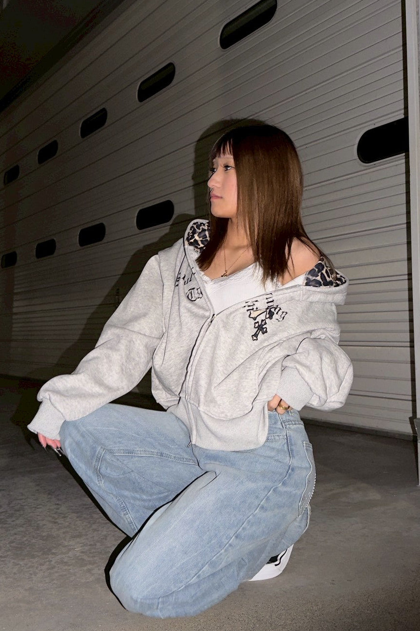 クロスジップパーカー NA10047