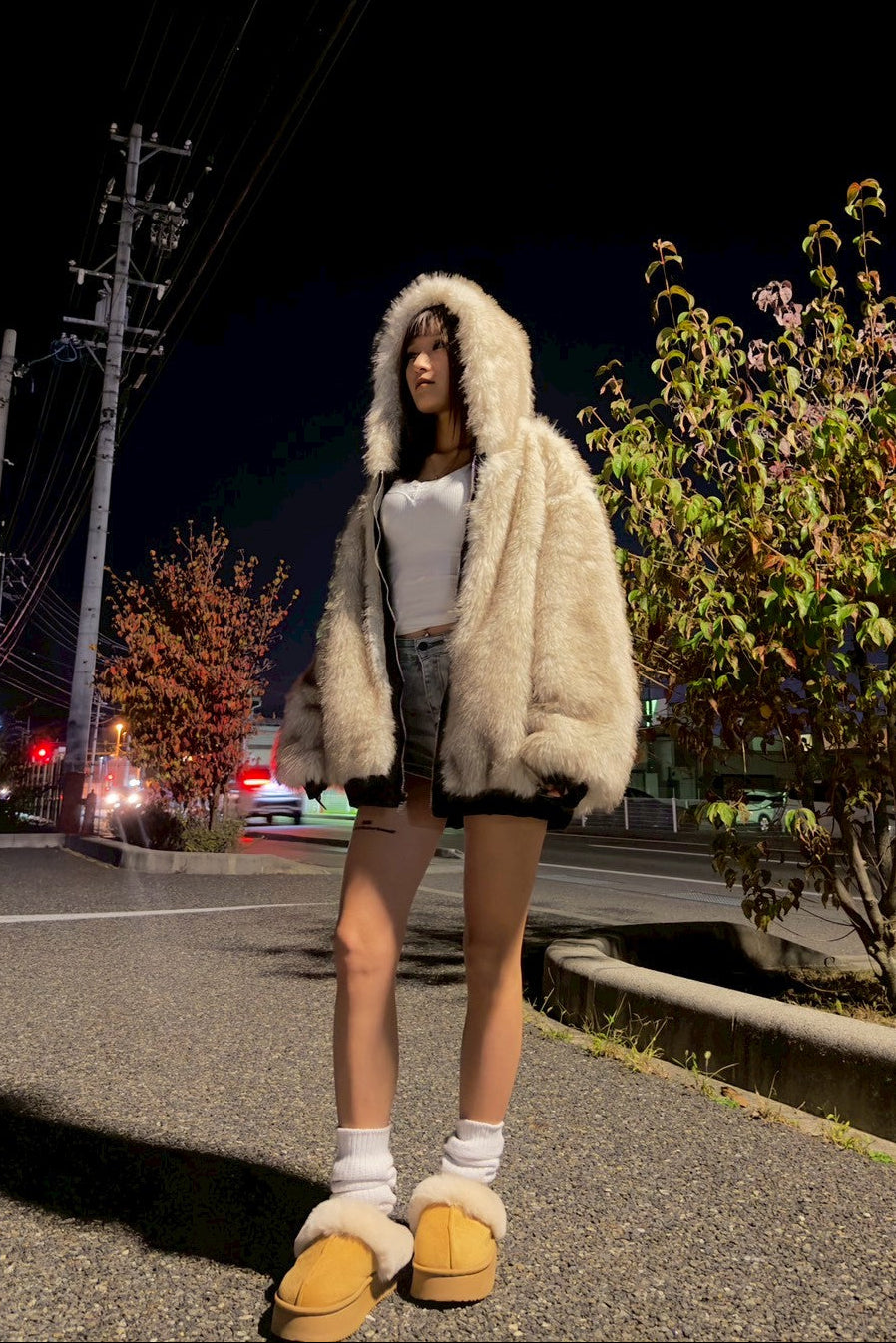 リバーシブルファーブルゾン NA10041