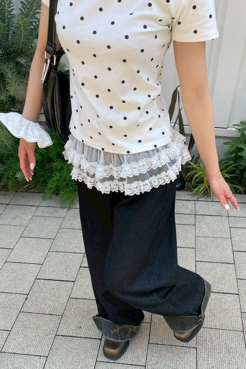 ワイドハイウエストレオパードパンツ NA10610