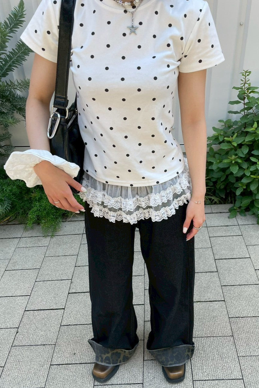 ドットタイトTシャツ NA10608