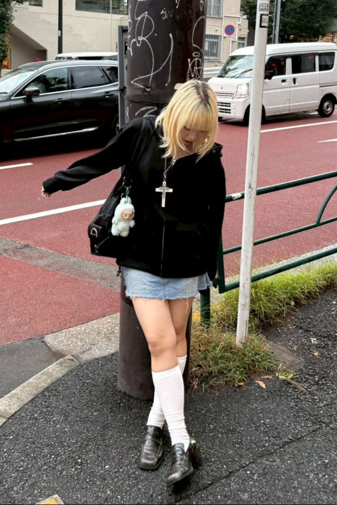 シンプルジップパーカー NA10056