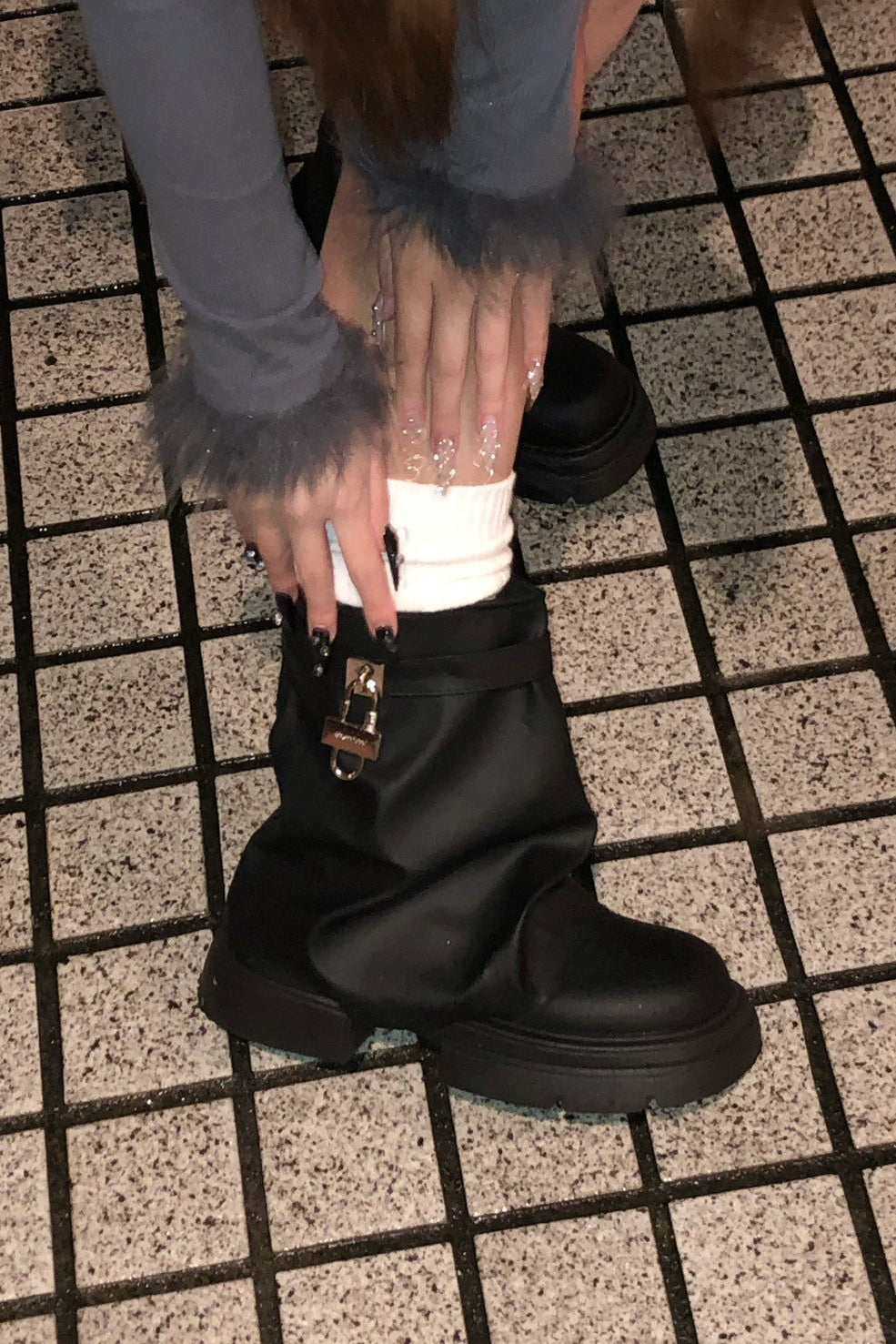 ミディアムチャームカバーブーツ NA10060