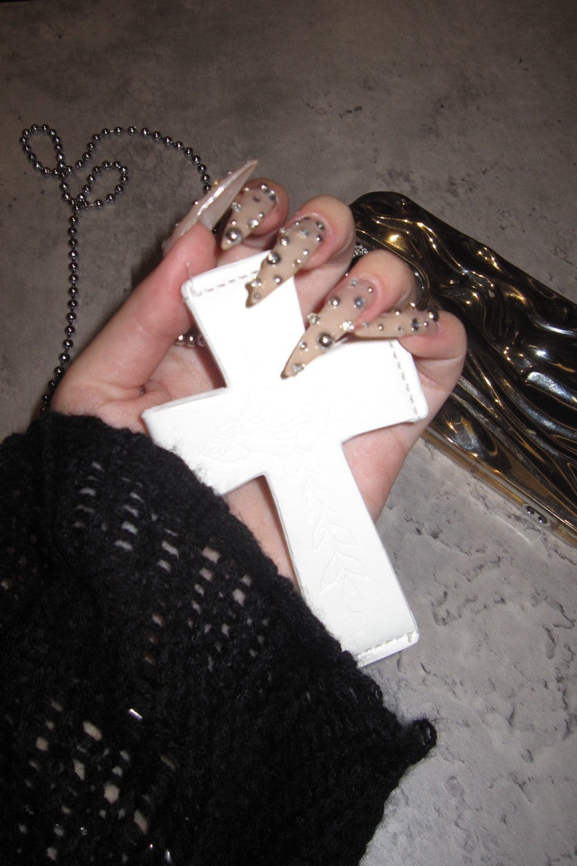 クロスレザーネックレス NA10065