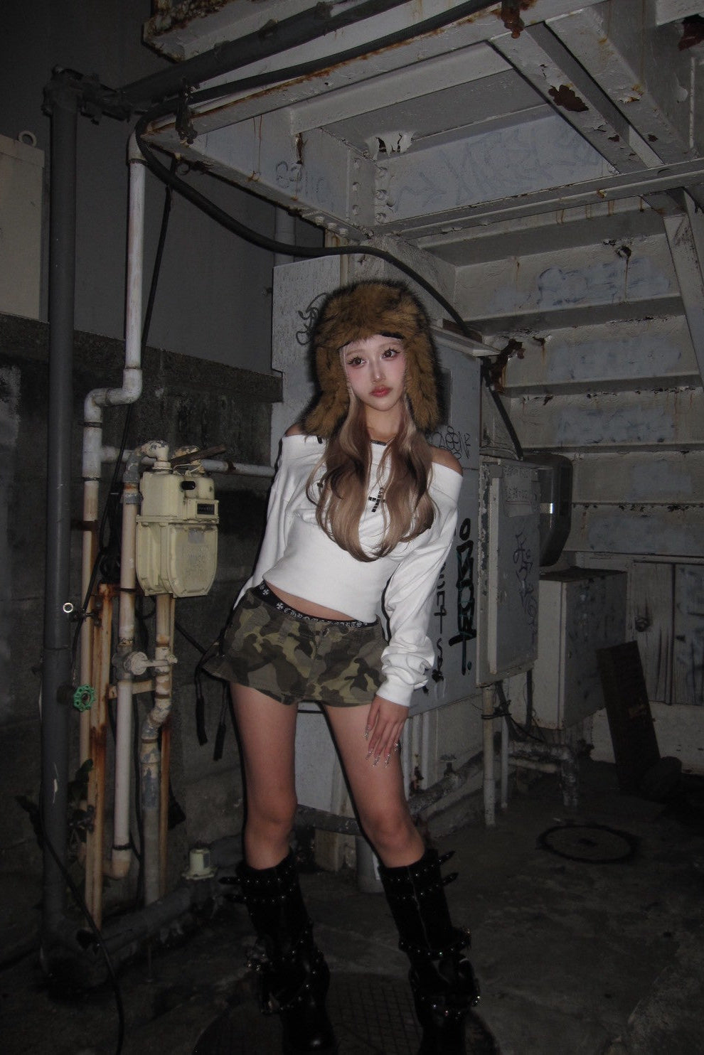 カモフラージュショートパンツ NA10057