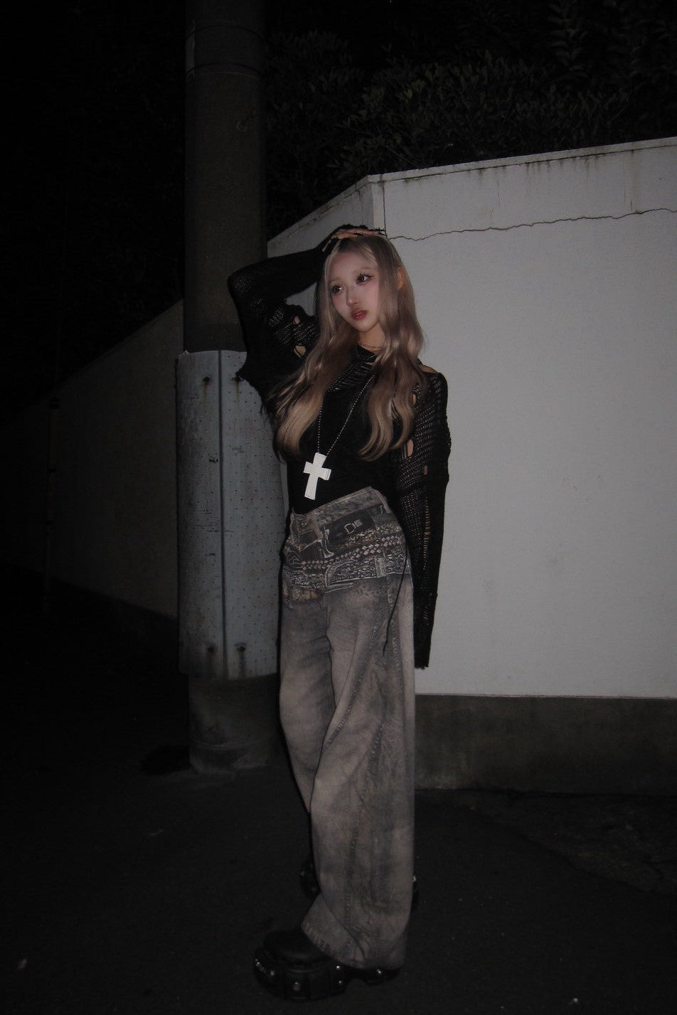 デザインワイドビンテージデニム NA10061