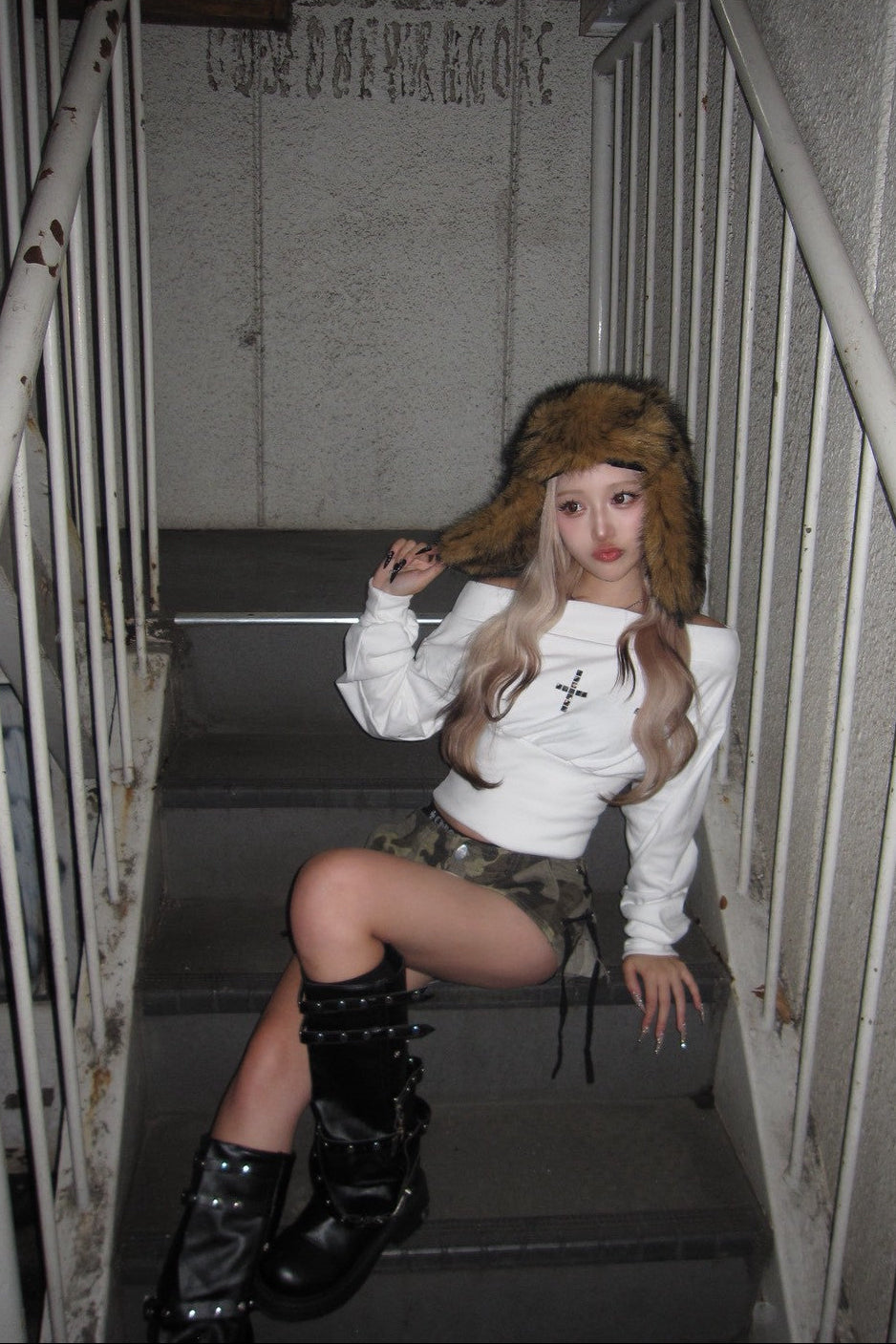 カモフラージュショートパンツ NA10057