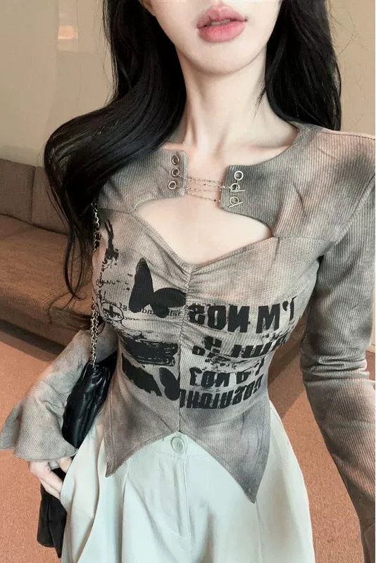バタフライスリムトップス NA10572