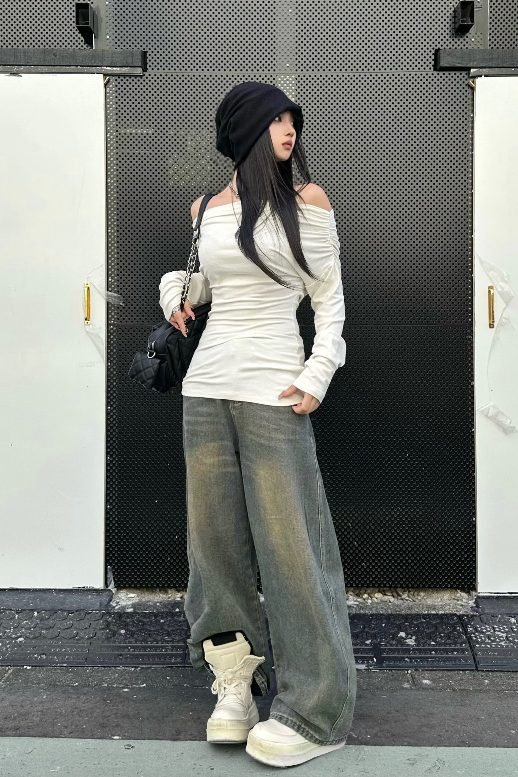 ヴィンテージワイドレッグパンツ NA10410