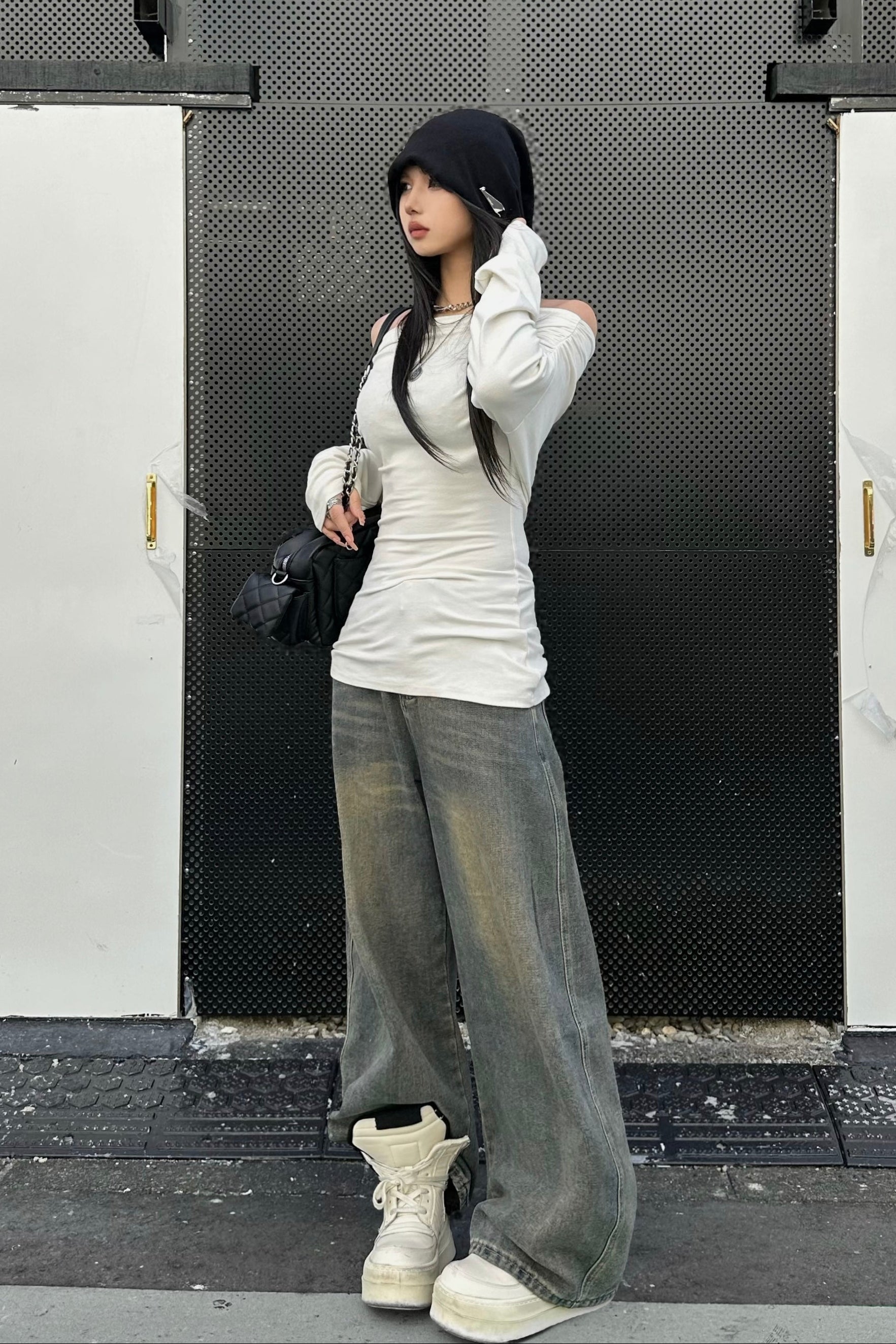 ヴィンテージワイドレッグパンツ NA10410