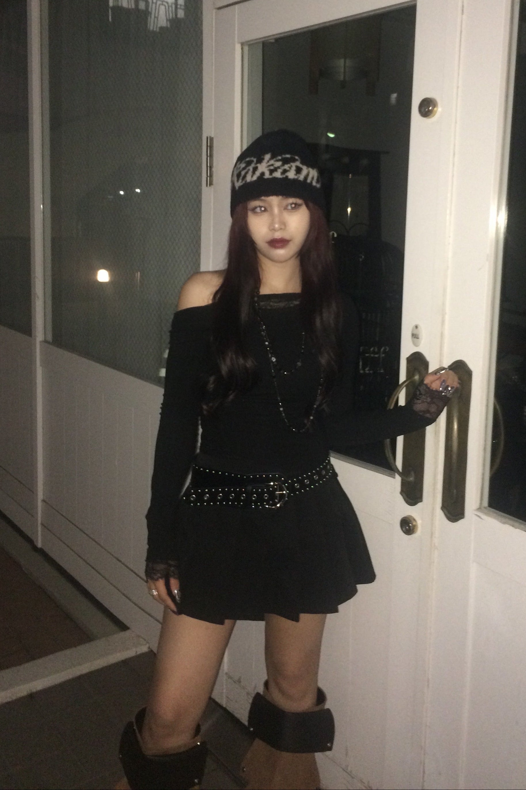 ワンショルダーレーストップス NA10165