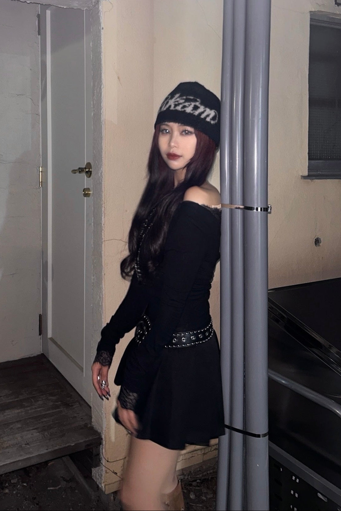 ワンショルダーレーストップス NA10165