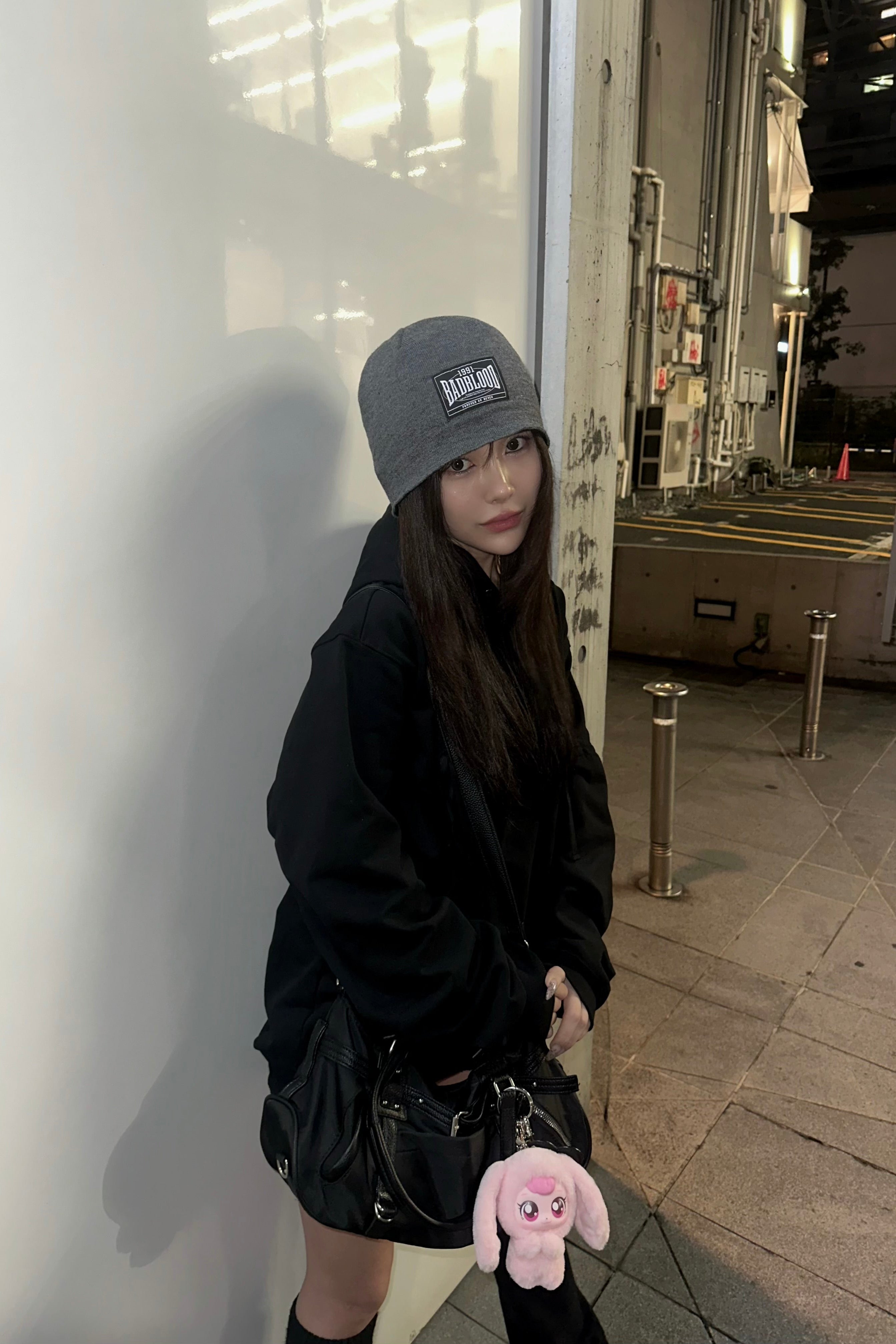 レザージッパーショルダーバッグ NA10176