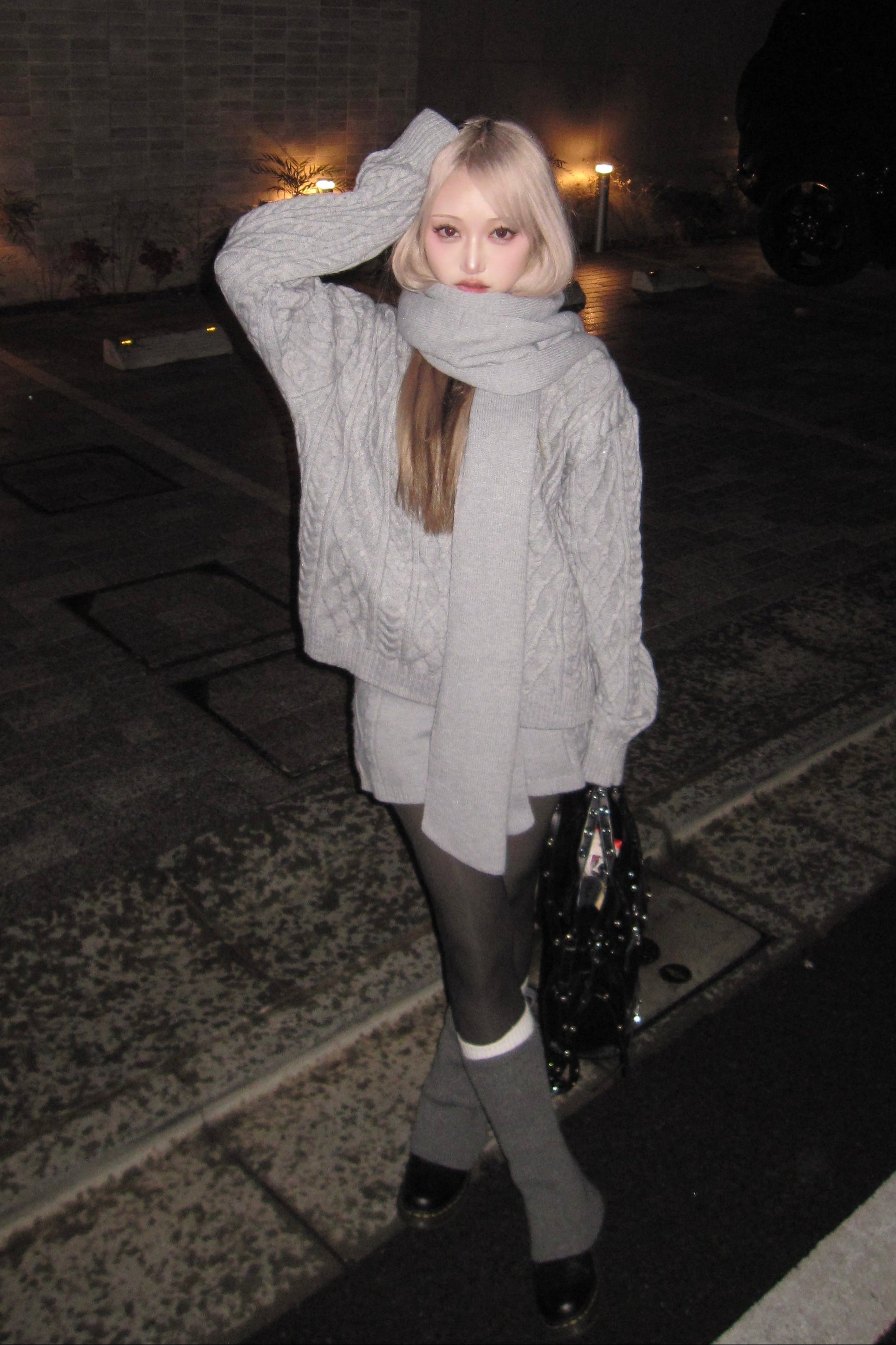 グレーニットセットアップ NA10397