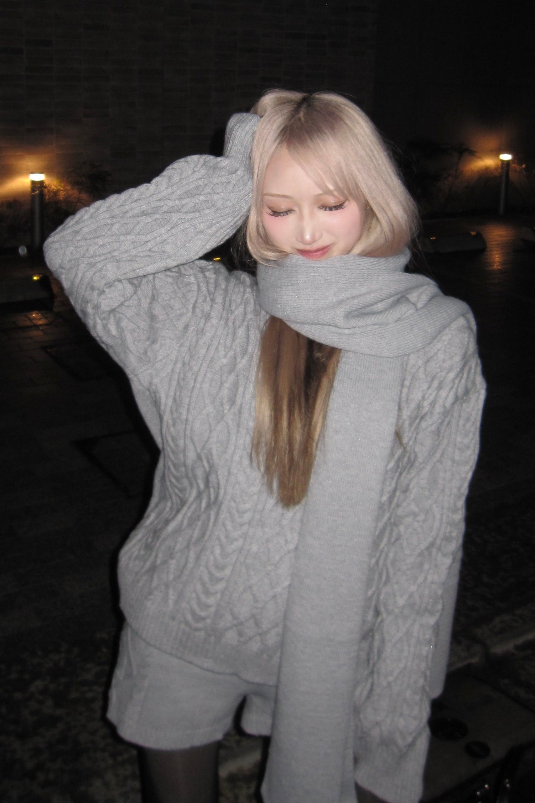 グレーニットセットアップ NA10397