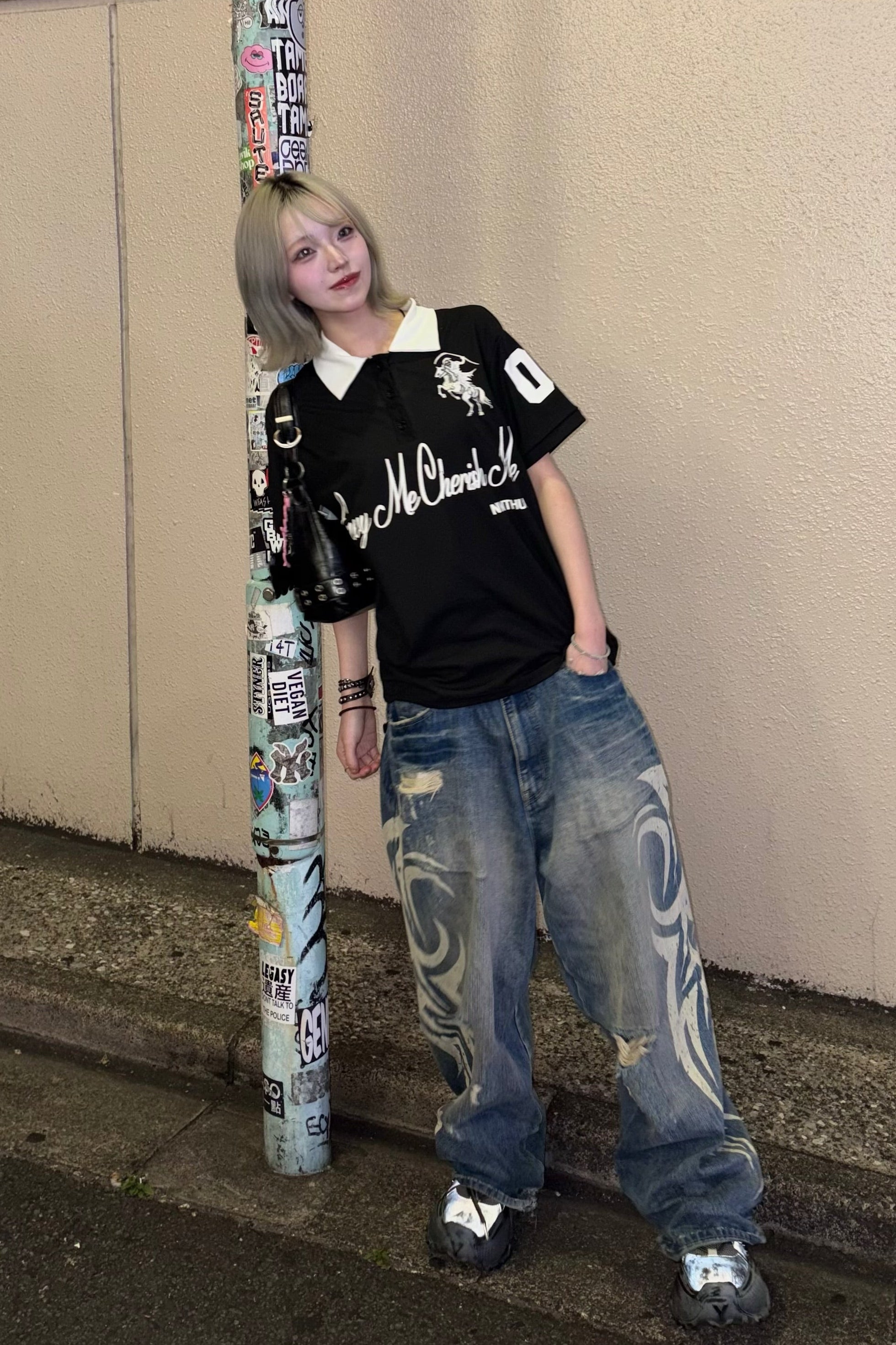襟付きユニフォームTシャツ NA10567