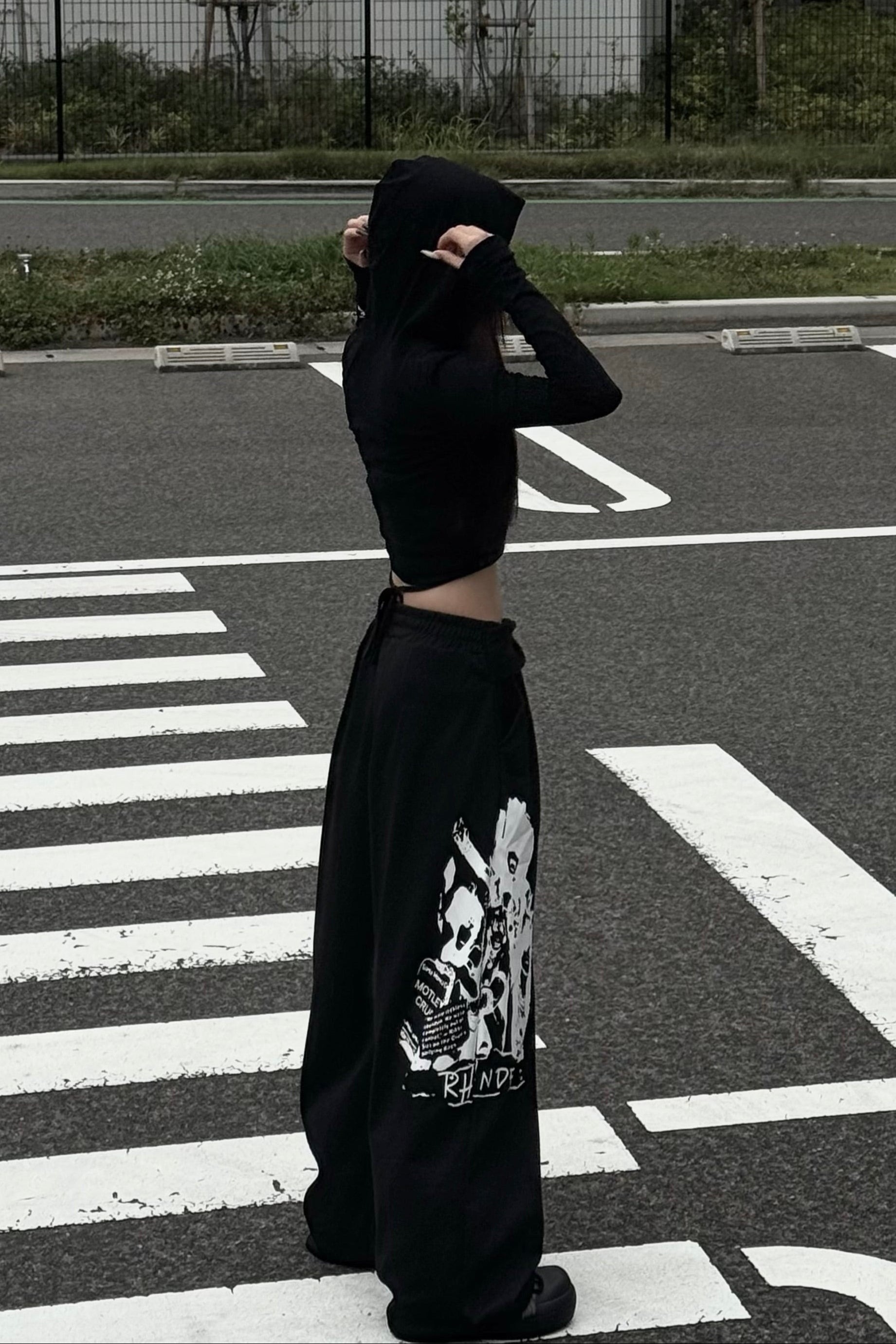 ウェストラップロゴスウェットパンツ NA10853