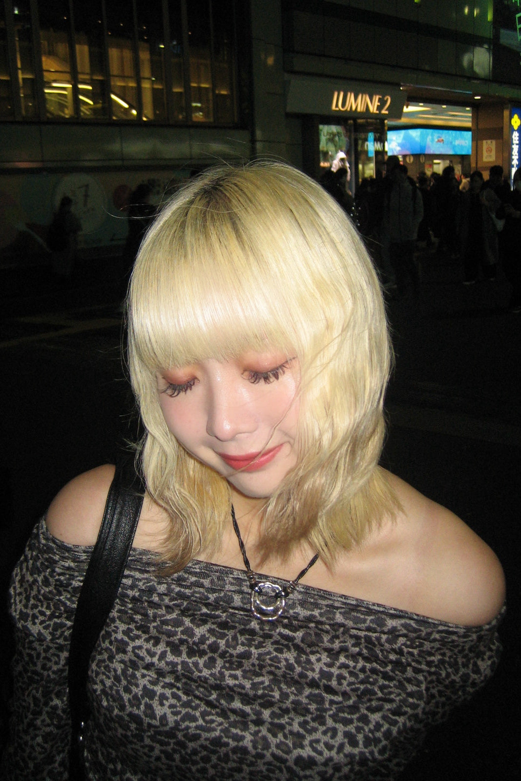 レオパードワンショルダートップス NA10082