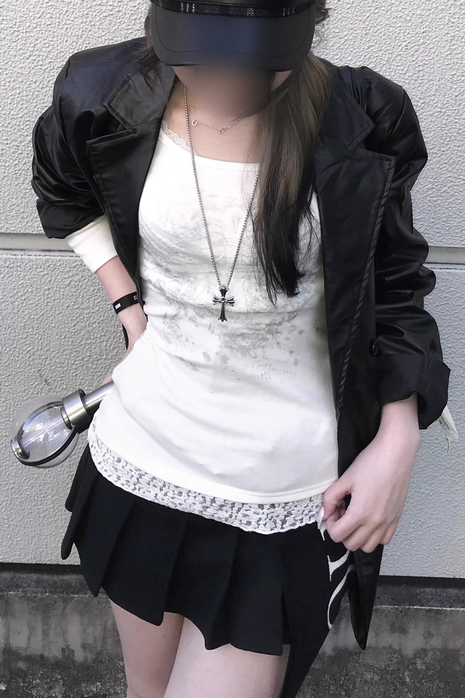クロスグラフィックロングTシャツ NA13578