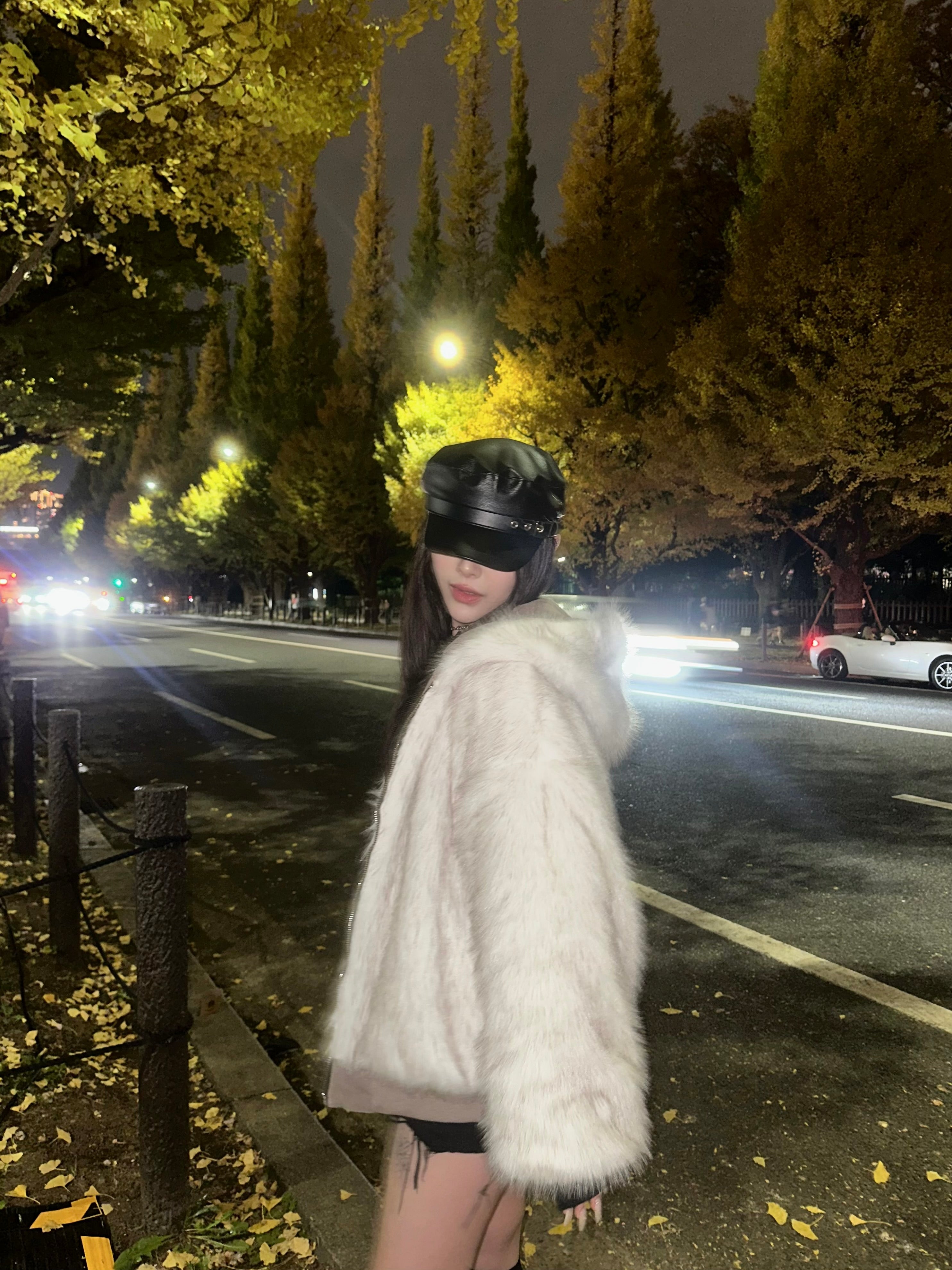 リバーシブルファーアウター NA10205