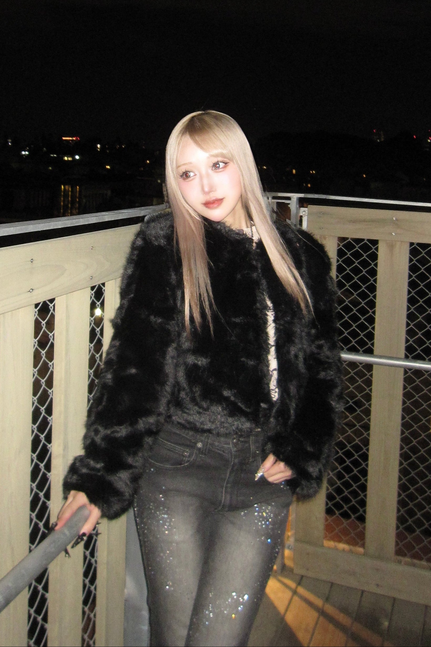 フェイクファージャケット NA10185