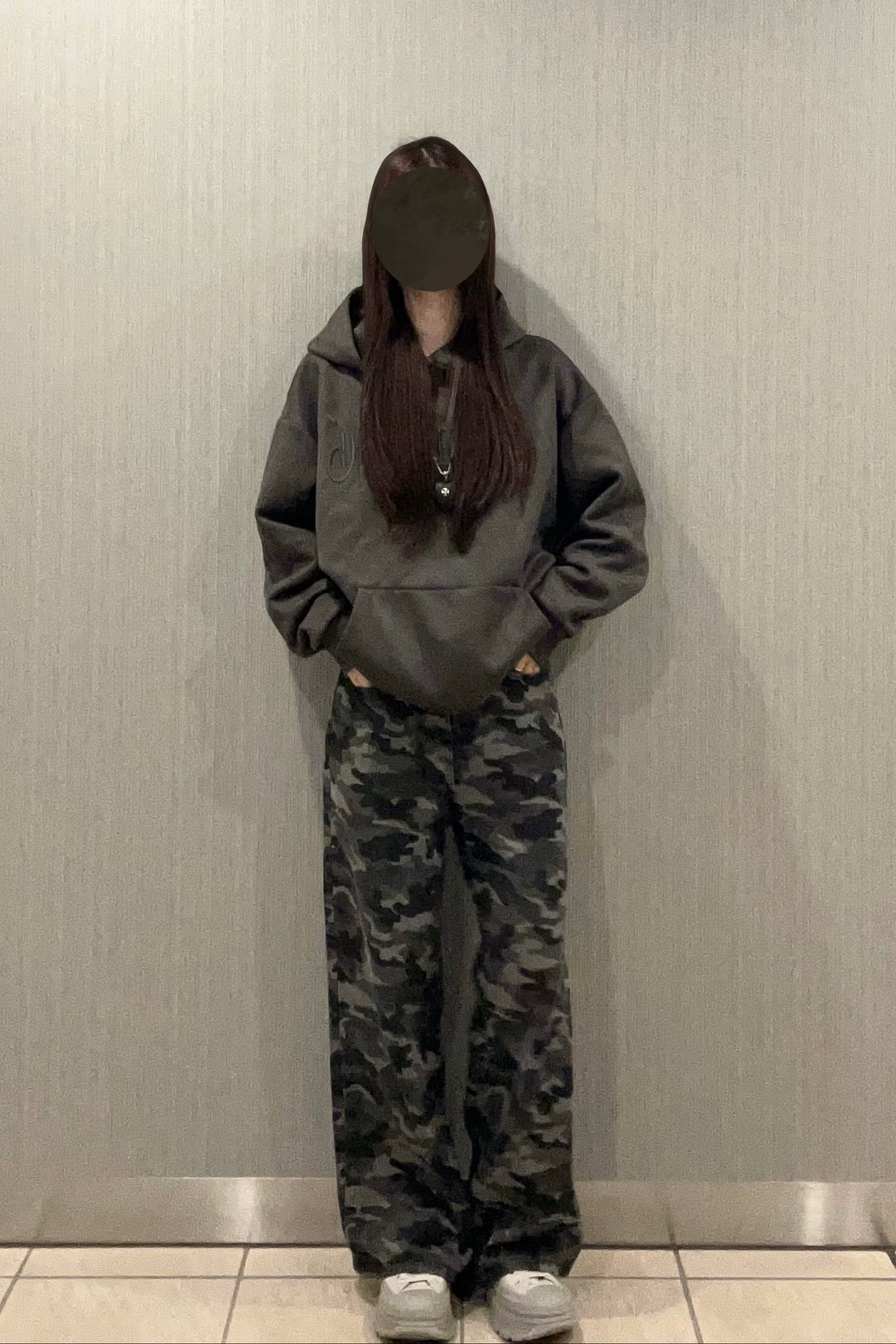 カモフラワイドパンツ NA10529