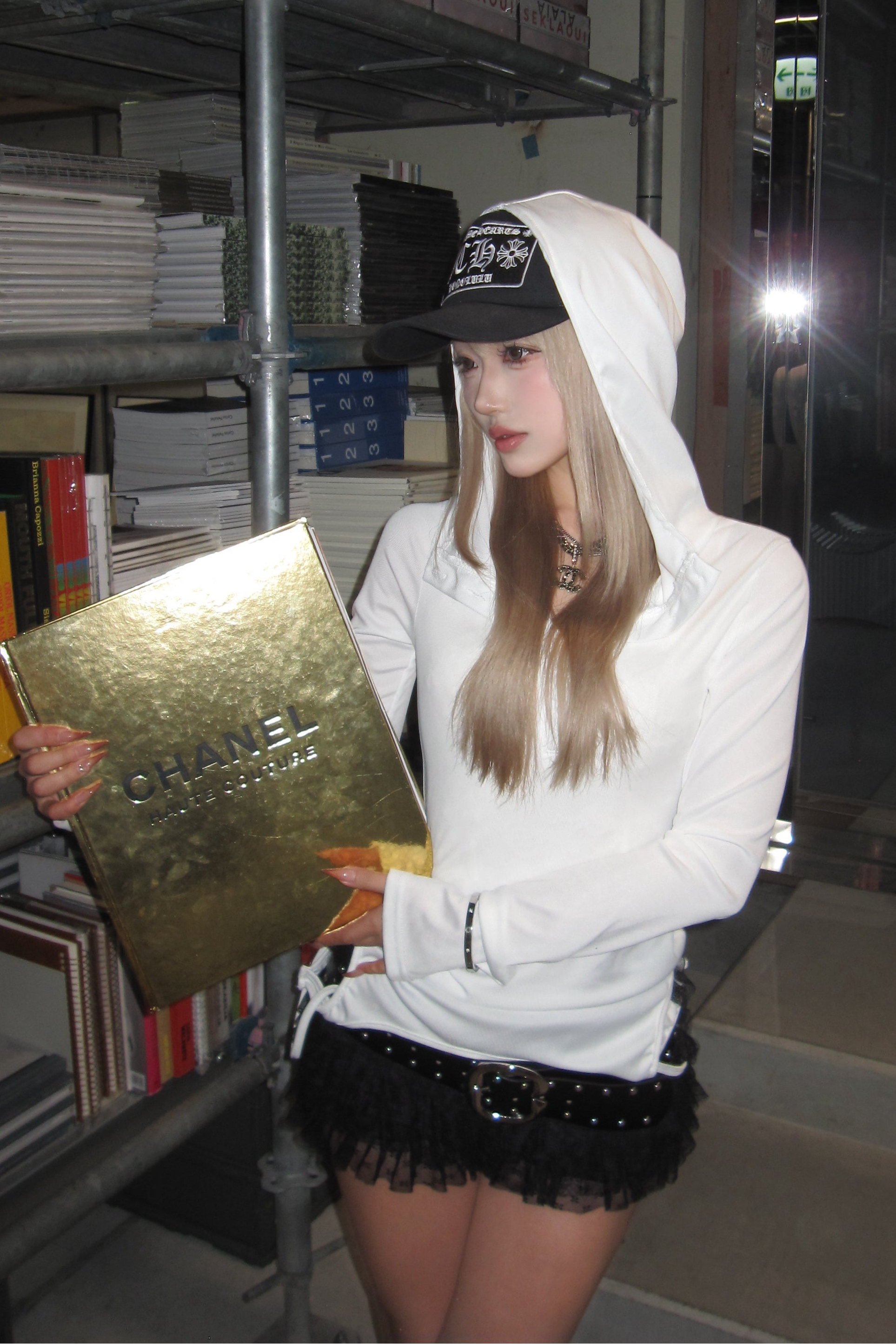 タイトデザインフードトップス NA10414