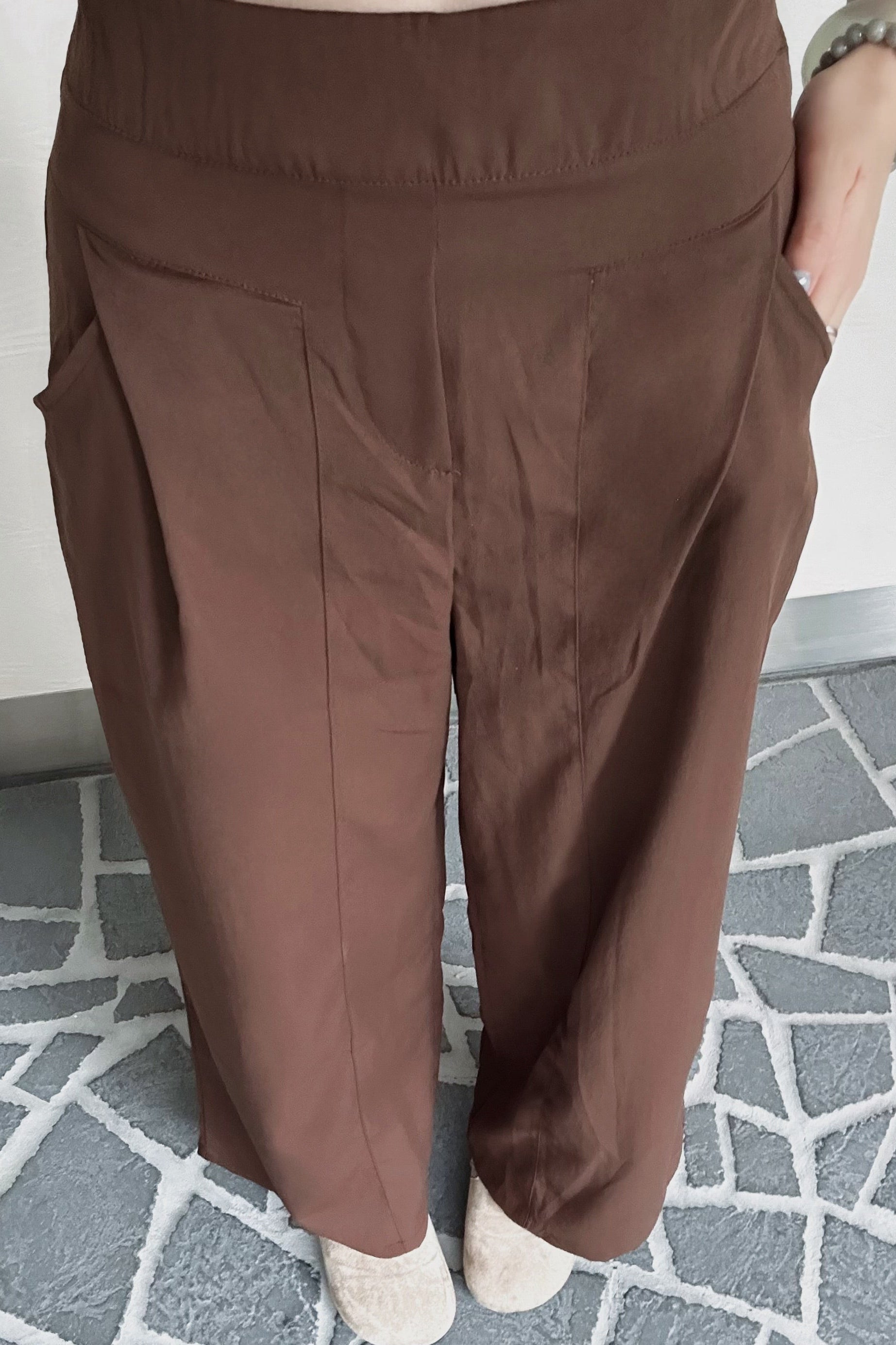 ハイウエストワイドスラックス NA10519