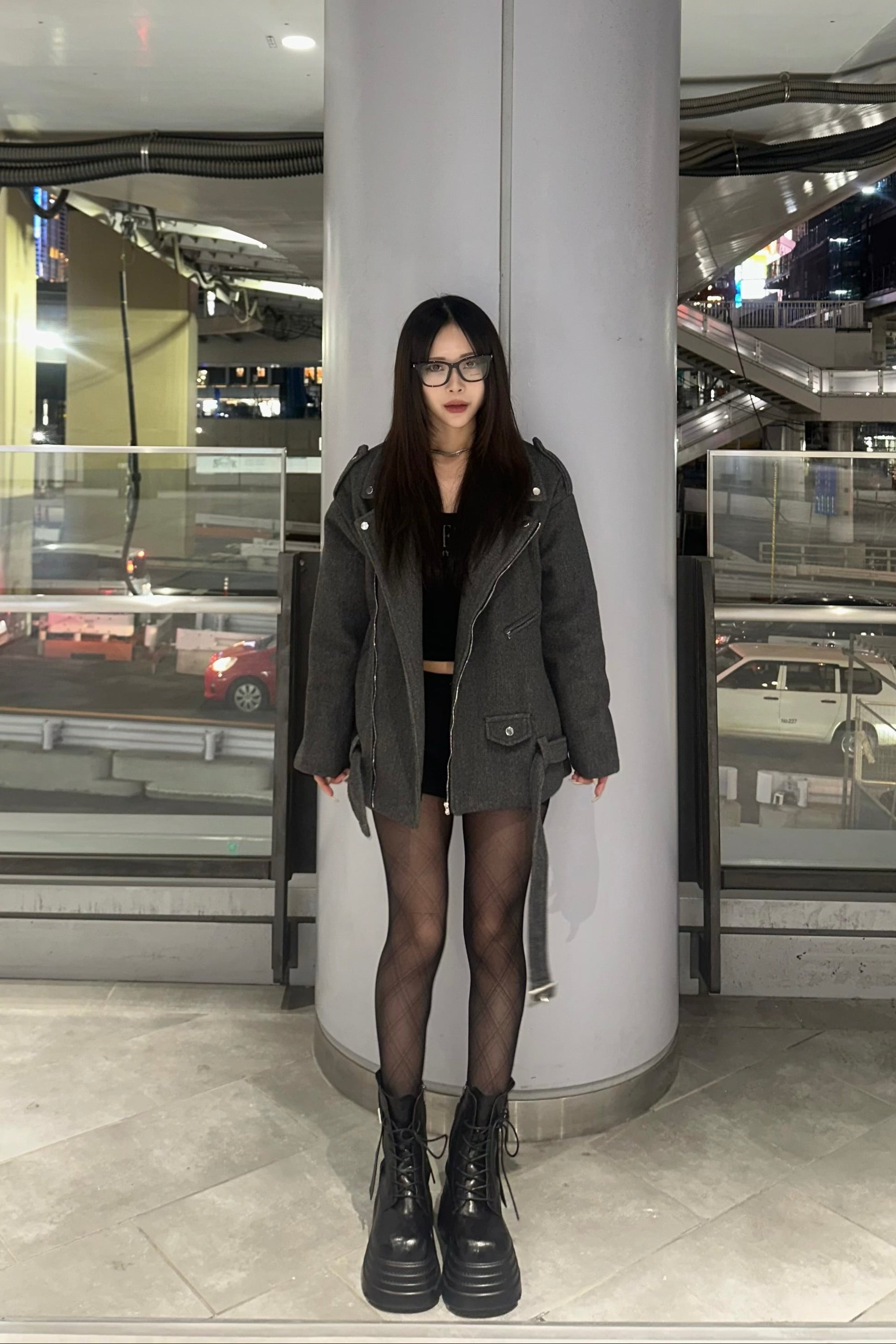 トリプルソールレースアップブーツ NA10198