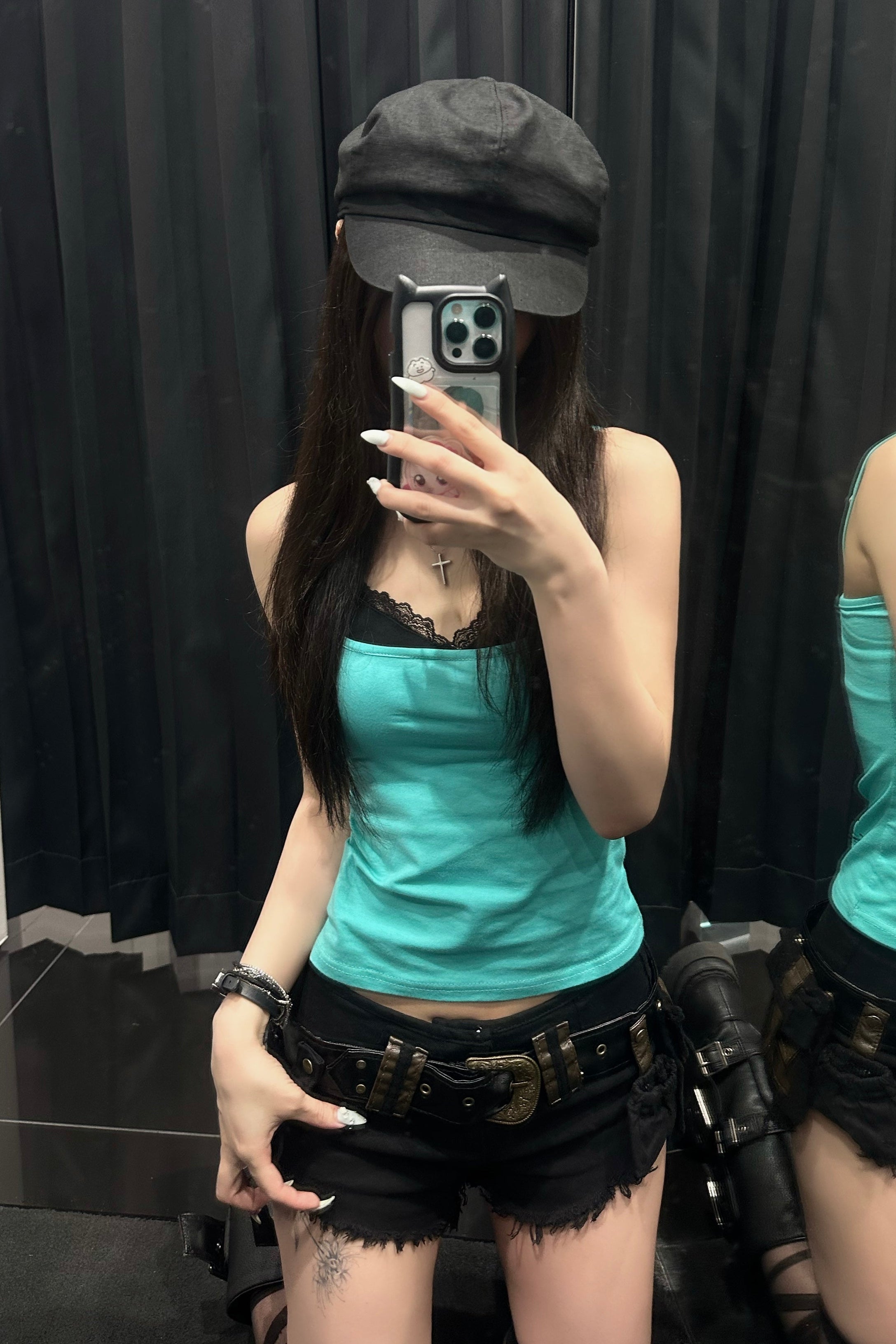 フリンジデザインショートパンツ NA10808