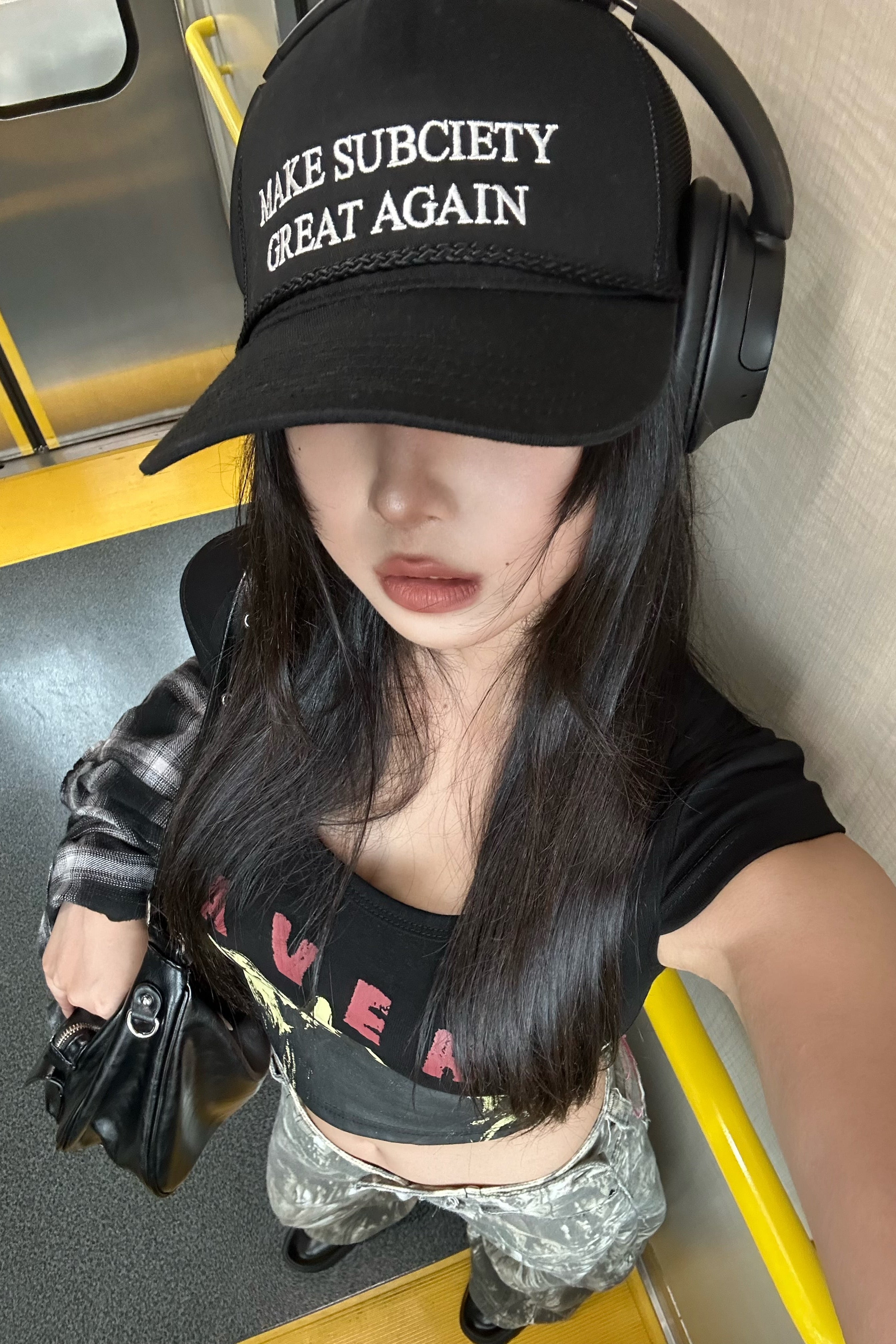 クロップドビンテージTシャツ NA10887