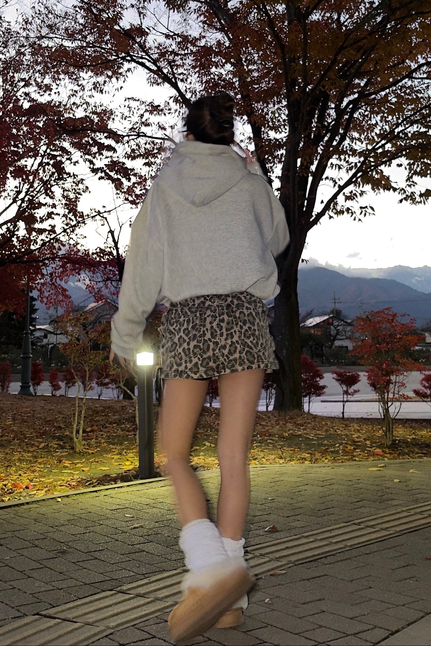 レオパードスターフーディ NA10036