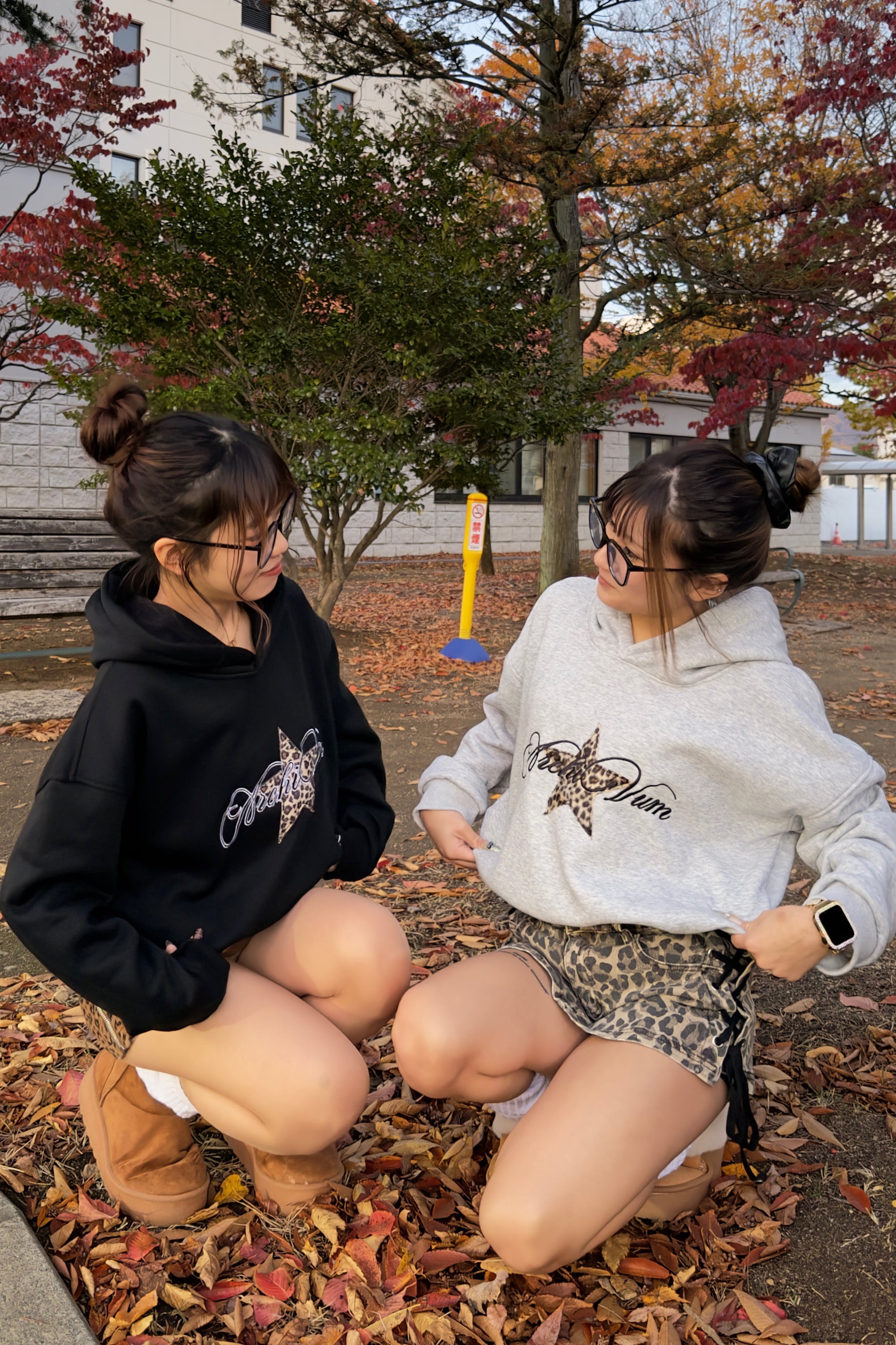 レオパードスターフーディ NA10036