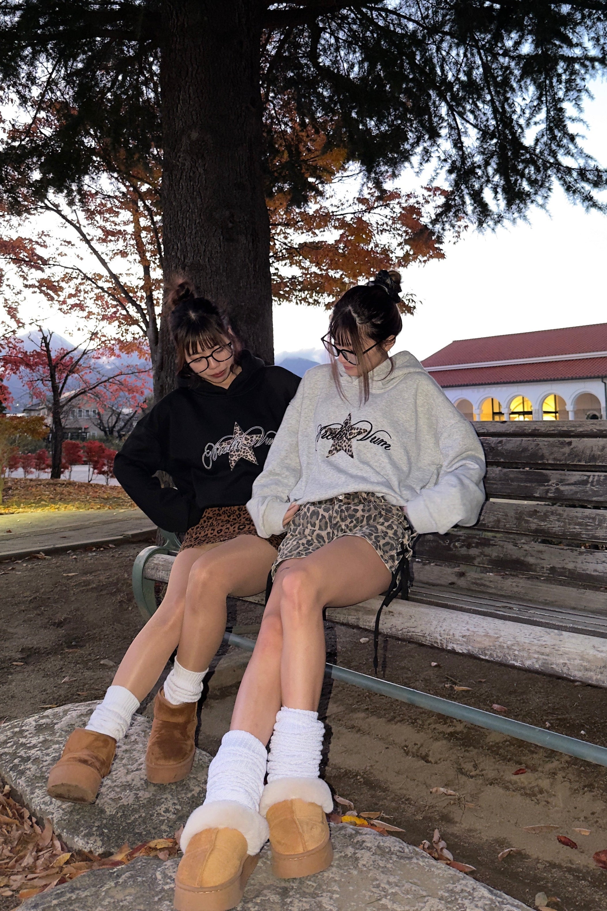 レオパードスターフーディ NA10036