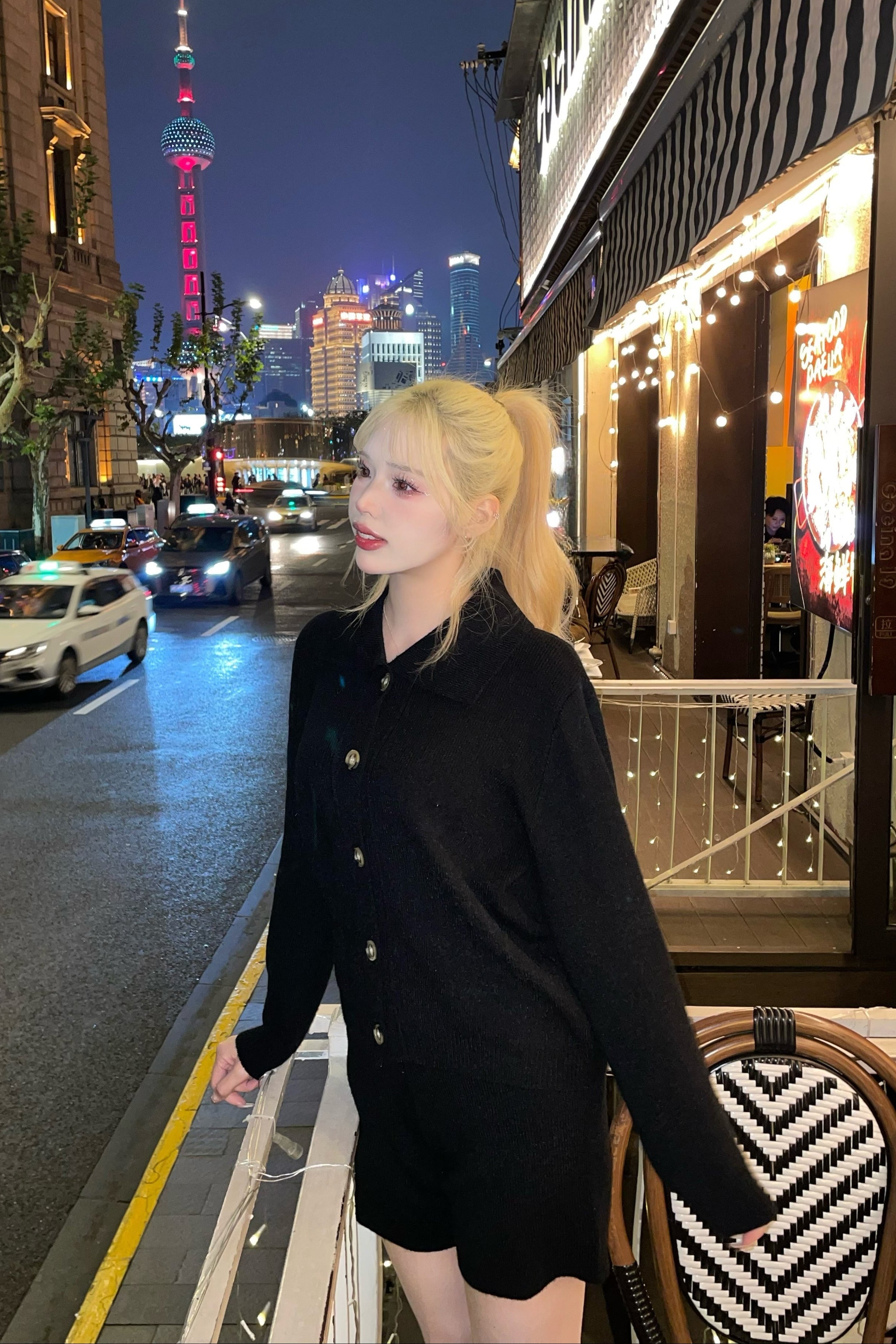 マルチボタンカラーニットセット NA10142