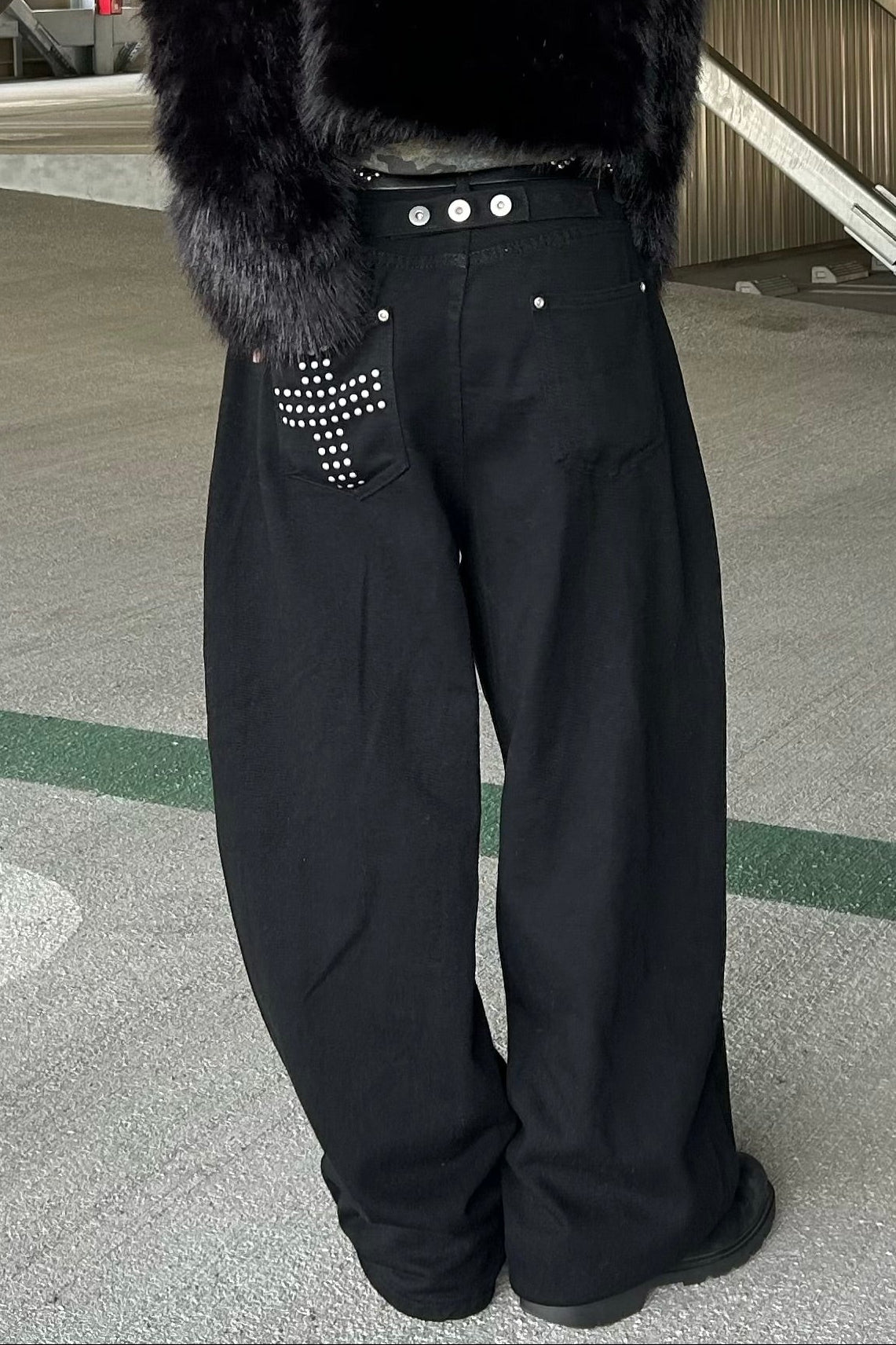 バックポケットデザインパンツ NA10335