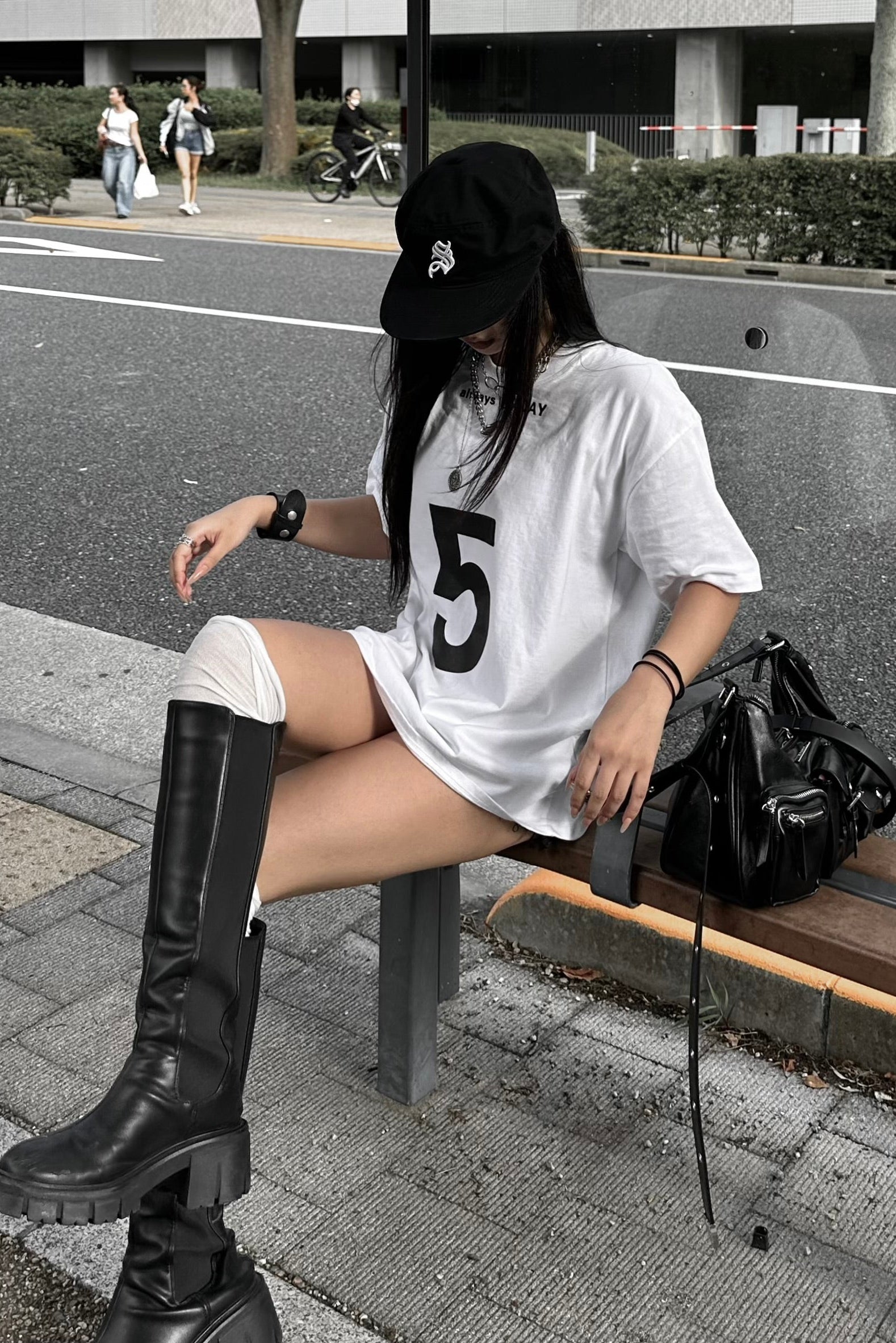 ナンバープリントTシャツ NA10890
