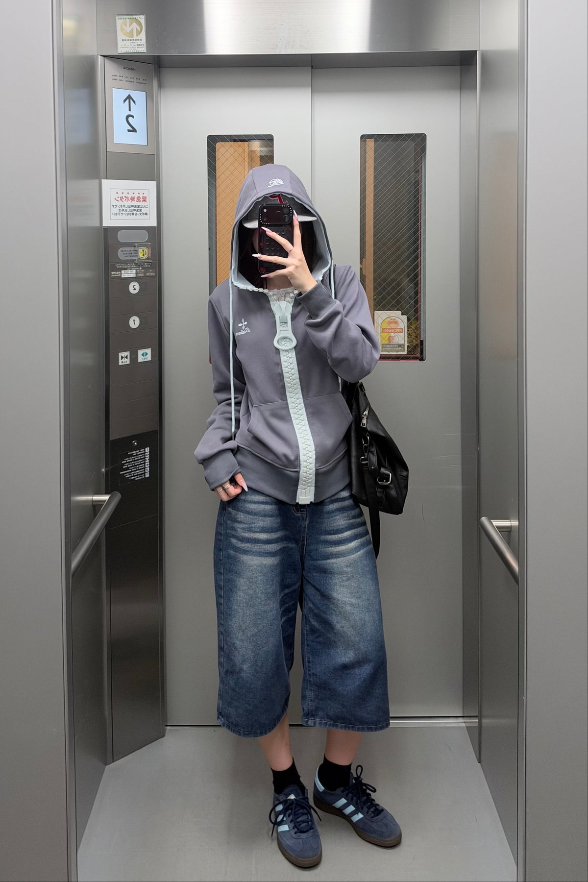 ヴィンテージウォッシュバギーデニムパンツ NA10931