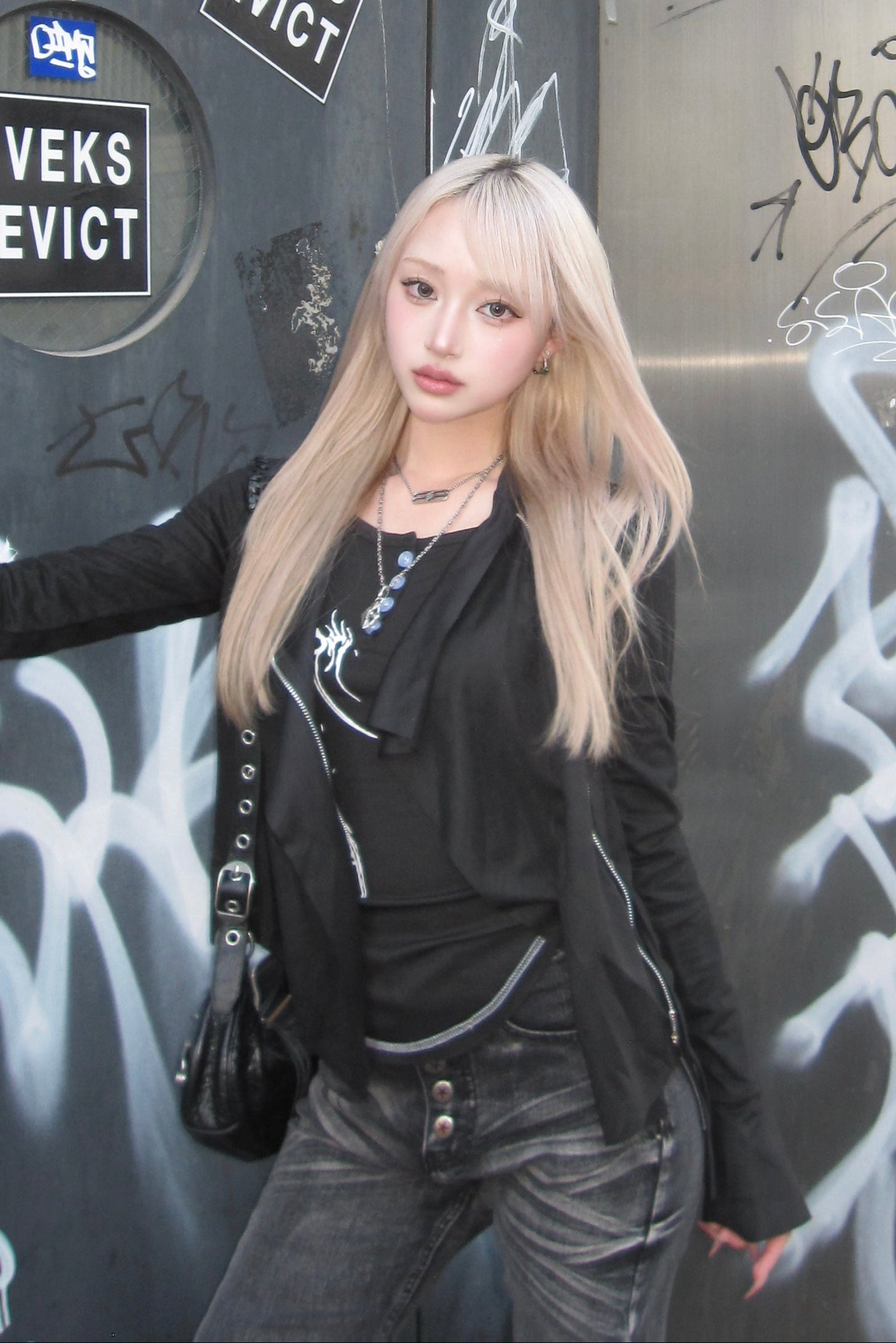 フリルデザインブラウス NA10402