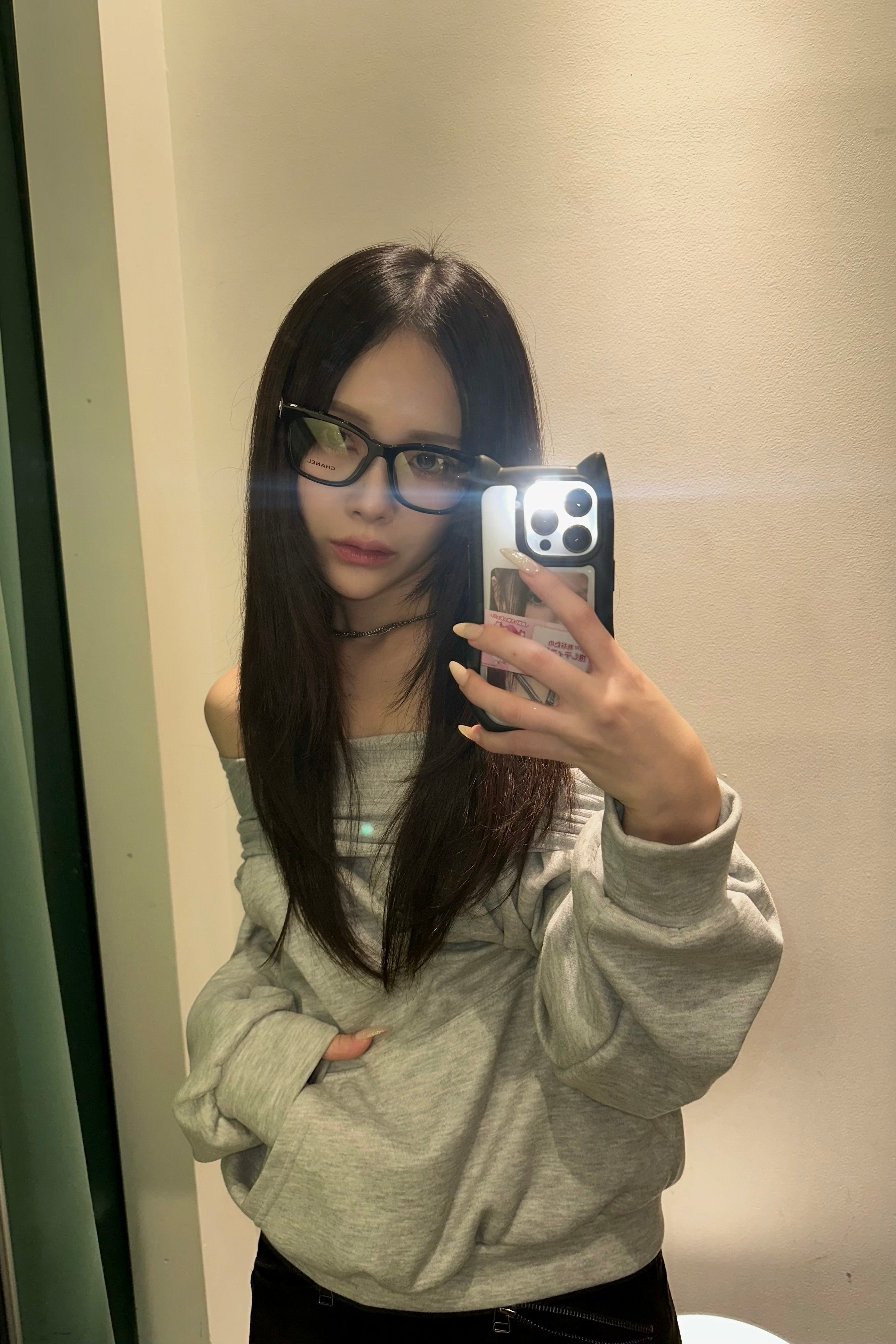 オフショルダースウェットトップス NA10192