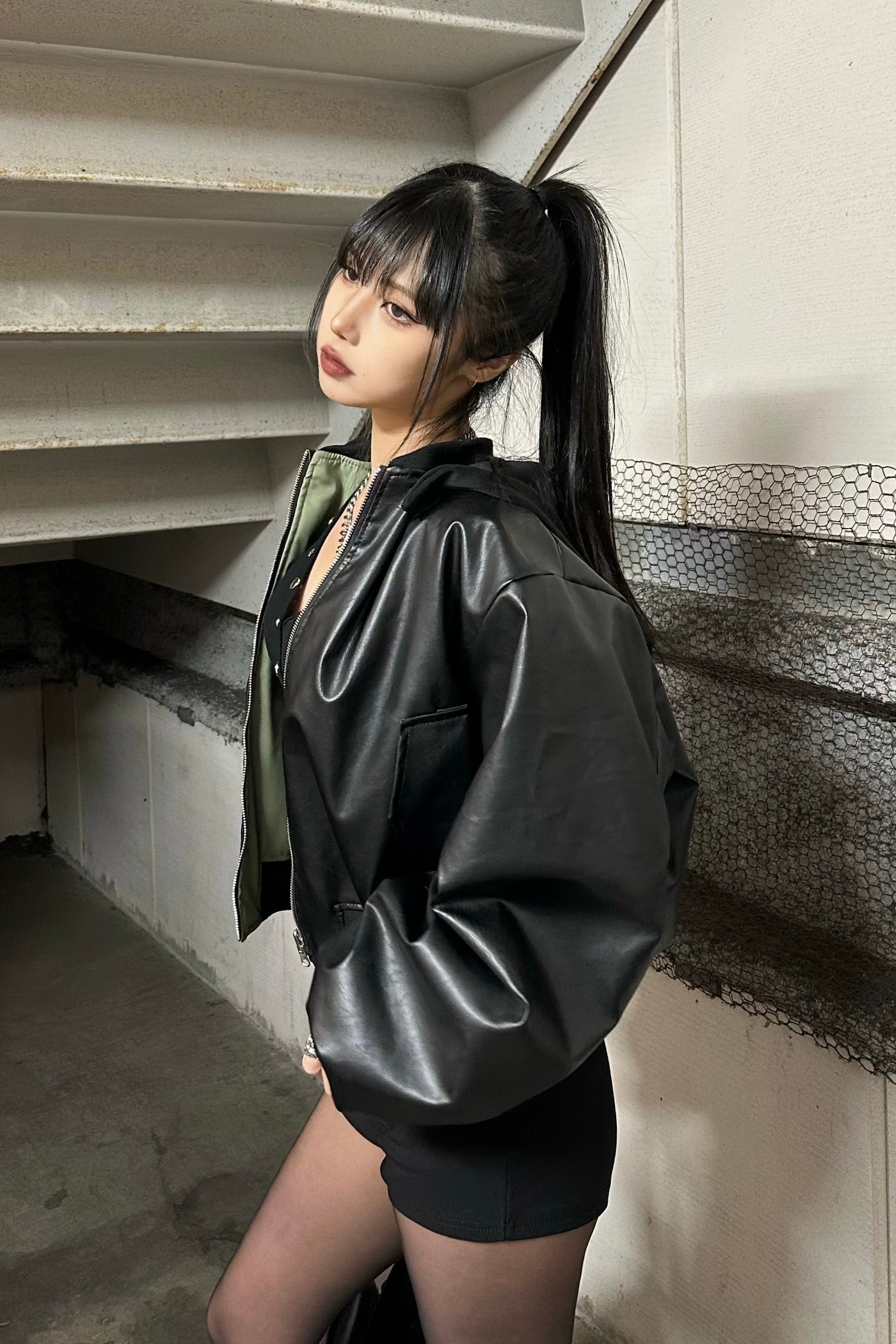 リバーシブルフーディージャケット NA10325