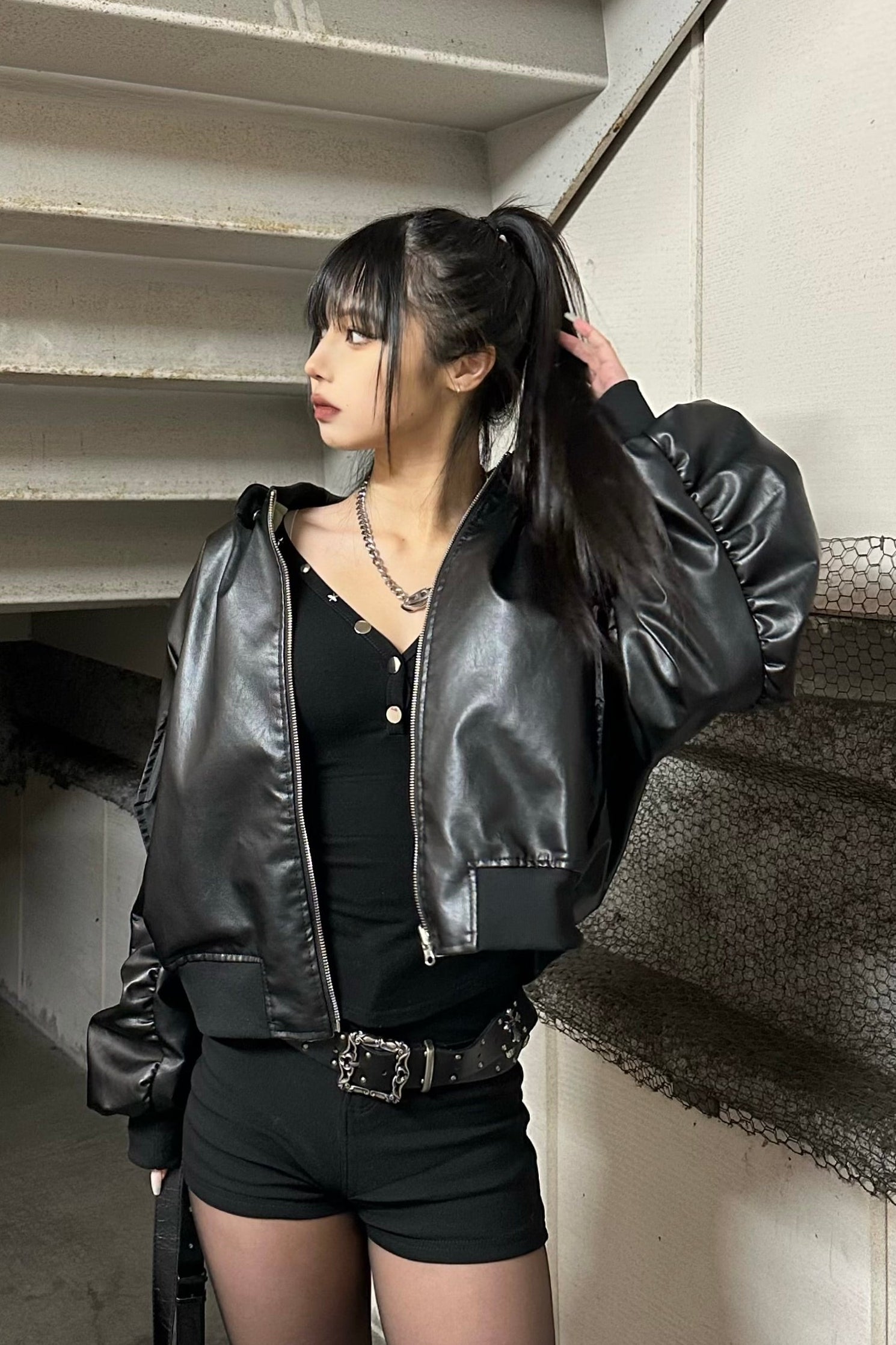 リバーシブルフーディージャケット NA10325