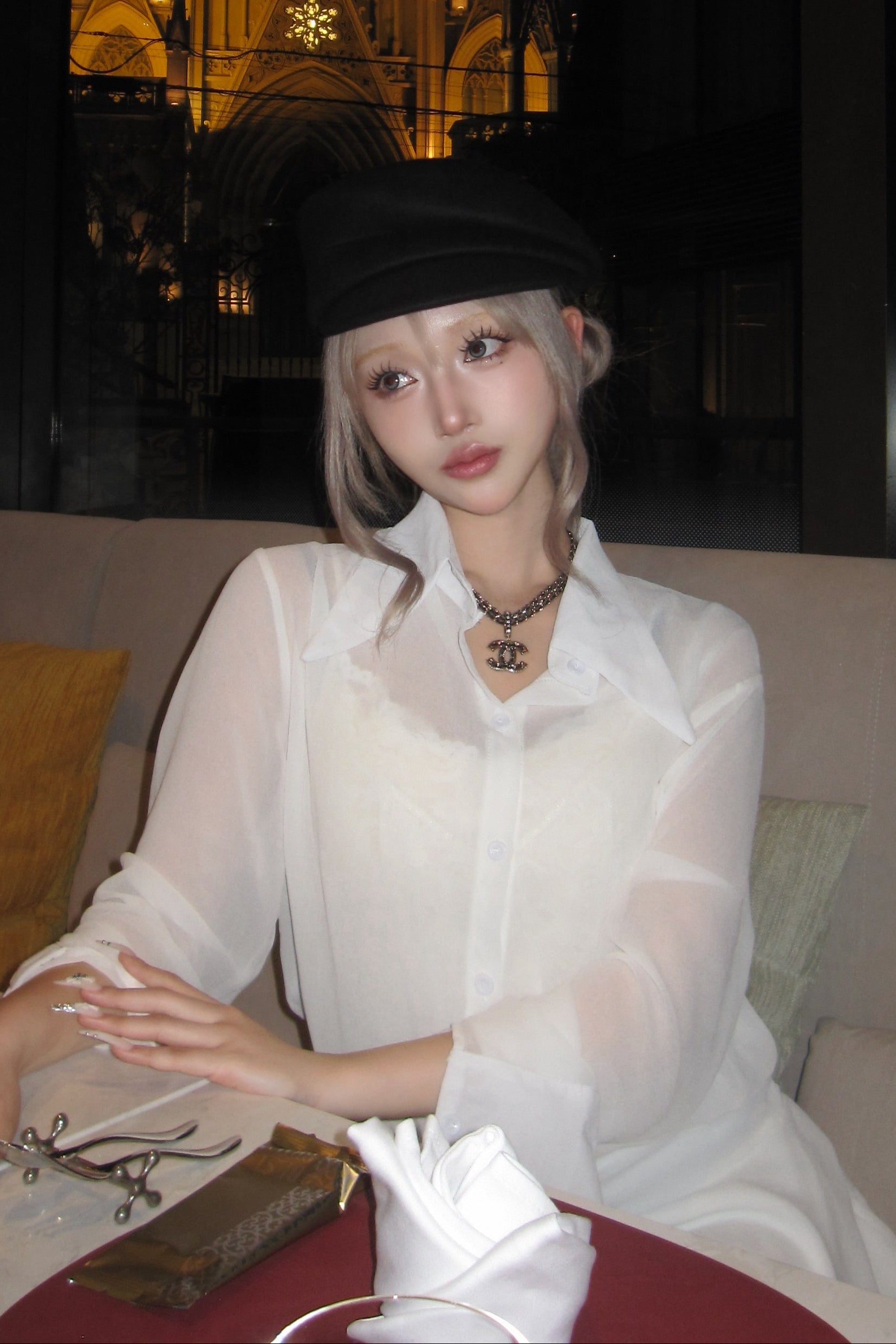 シアーシャツワンピース NA10516